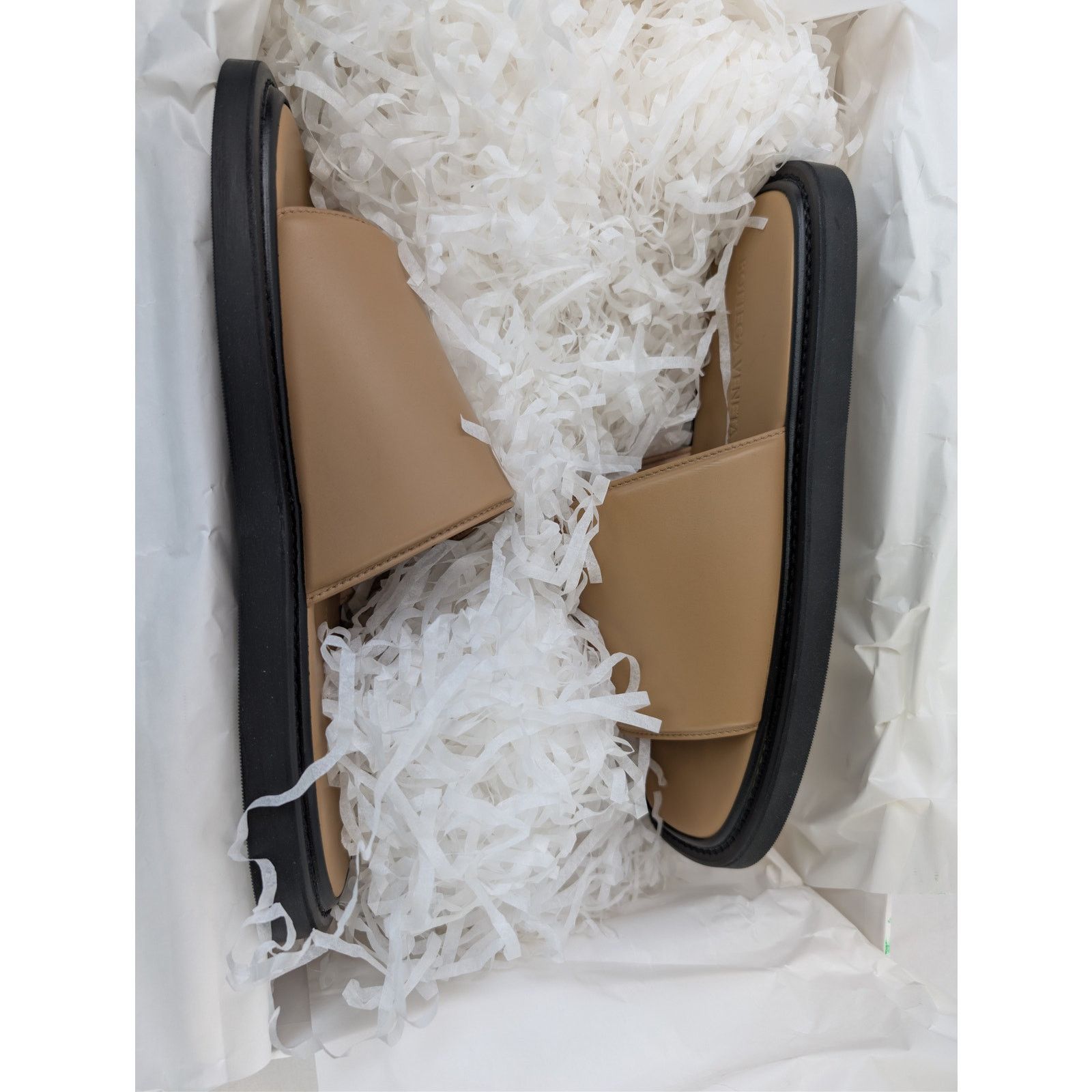 Bottega Veneta o1rshd1 Vienna Calf Leather Slides Slipper in Camel Size US 6 / EU 39 - 18 Thumbnail