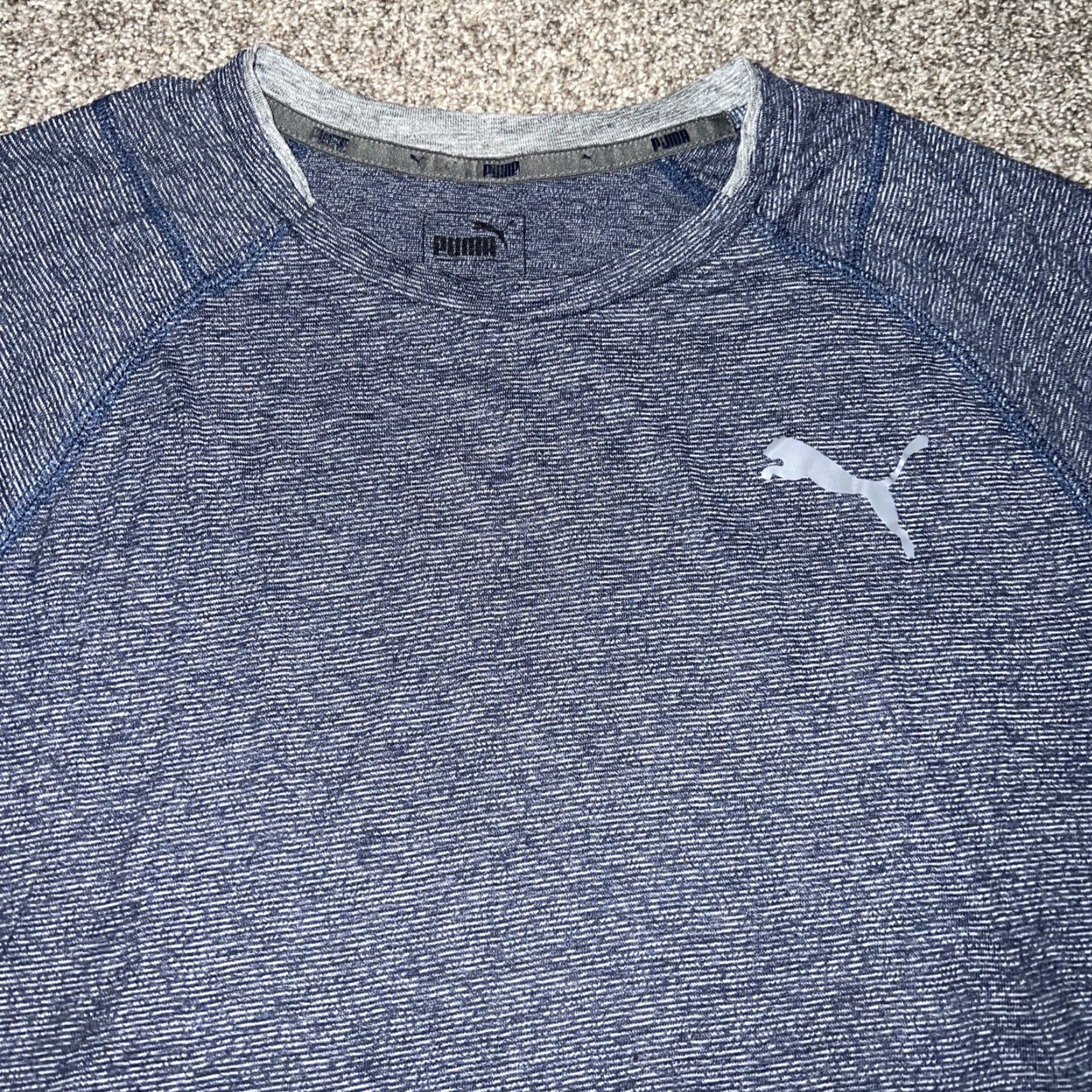 Puma Puma Gray T-Shirt Mens Size M Size US M / EU 48-50 / 2 - 2 Thumbnail