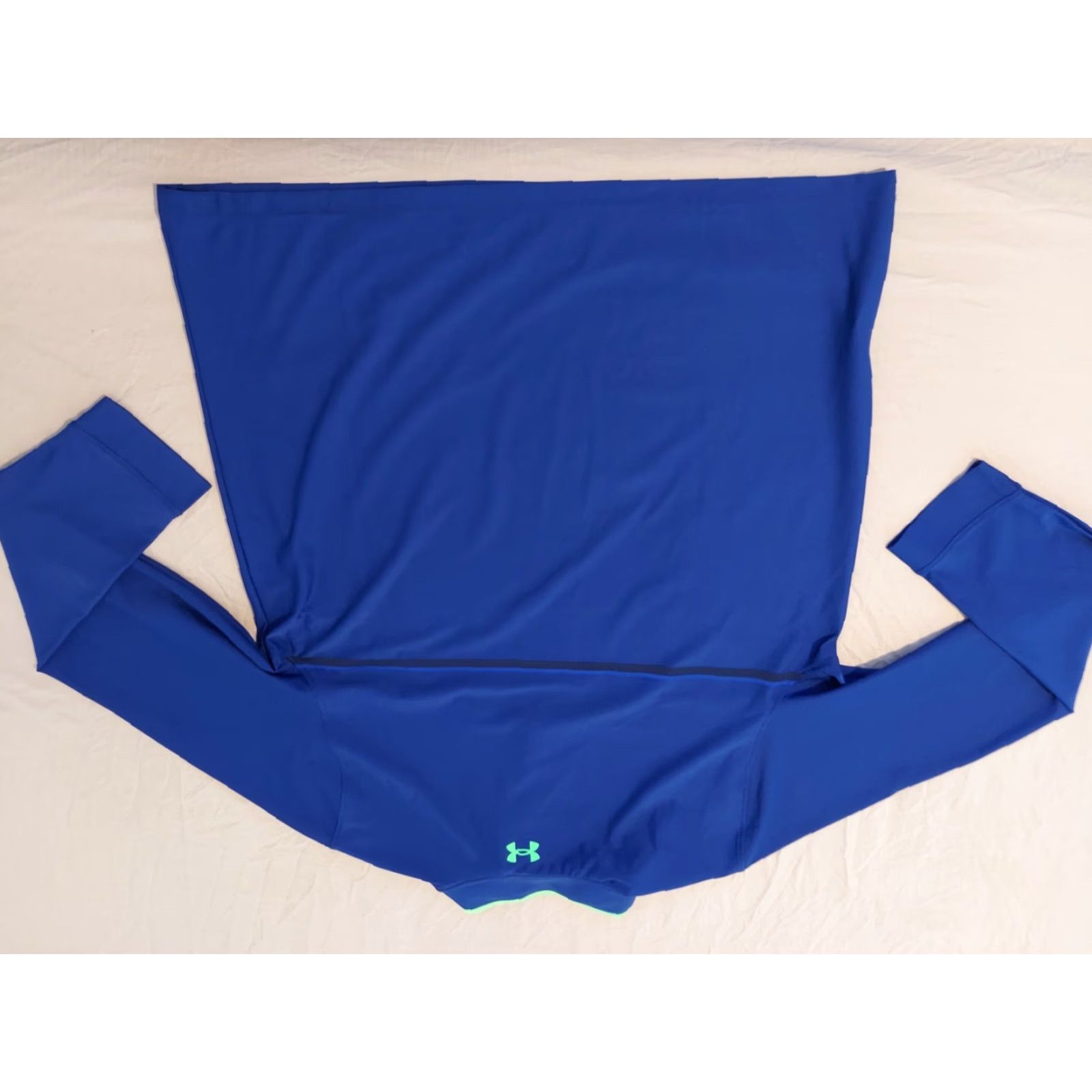 Under Armour Under Armour Shirt Long Sleeve 2XL Blue Zip Golf Mens Size US XXL / EU 58 / 5 - 5 Thumbnail