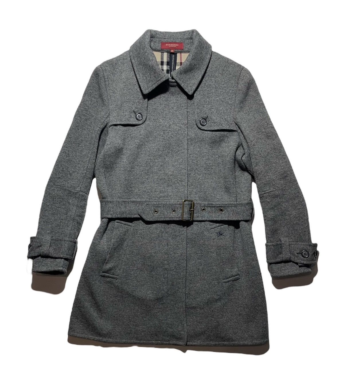 Burberry Vintage Burberry Women’s Wool Coat Size S / US 4 / IT 40 - 1 Thumbnail
