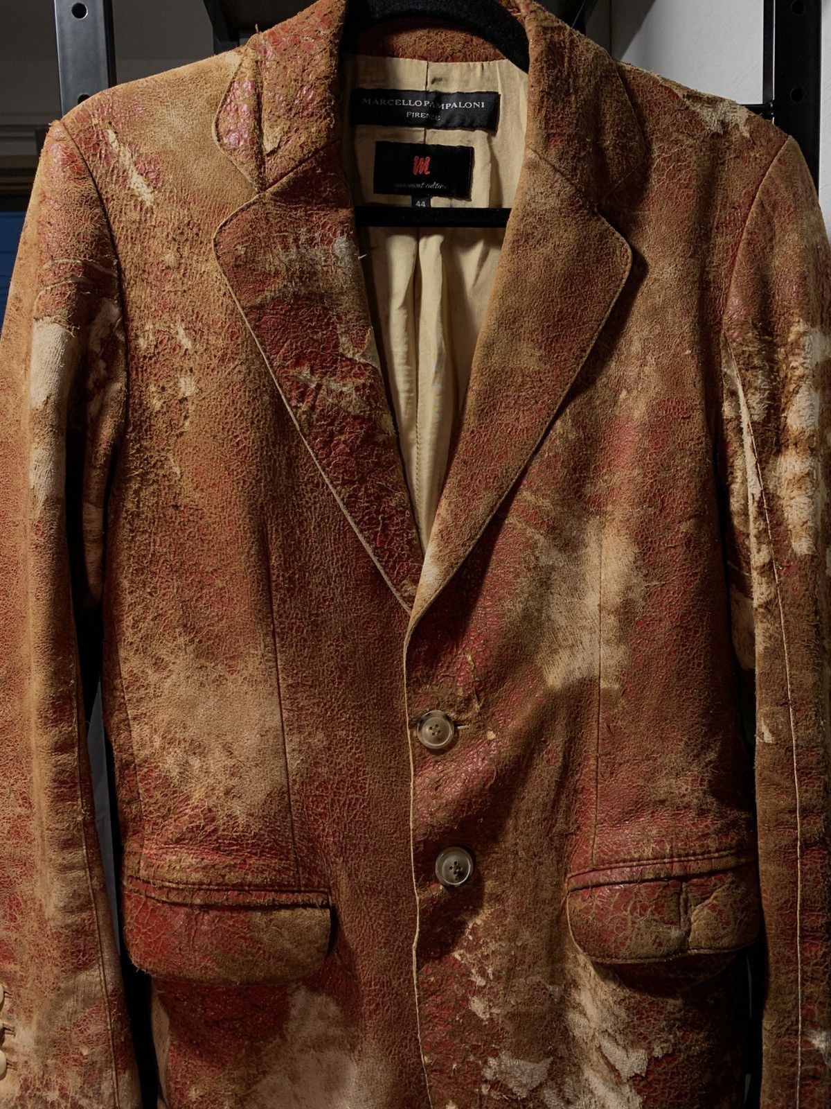 Marcello Pampaloni Leather Jacket | Grailed