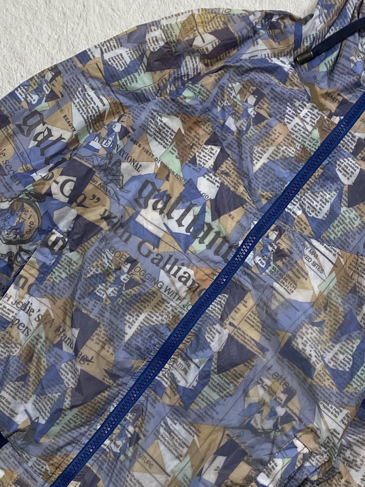 John Galliano RARE❤️‍🔥 John Galliano Lettering Print Hooded Jacket Size US M / EU 48-50 / 2 - 6 Thumbnail