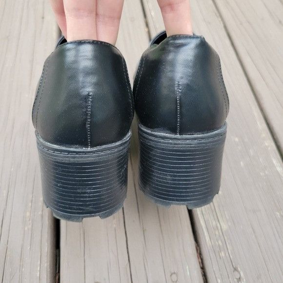 Other Vintage 90s y2k Black Faux Vegan Leather Lower East Side Pun Size US 10 / IT 40 - 5 Thumbnail