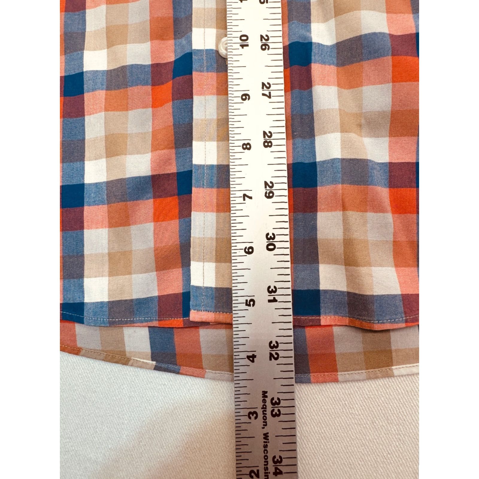 Jos. A. Bank VINTAGE JOS A. BANK Long Sleeve Button Up Mens XL Checked Shirt Travelers Collection 2826 Size US XL / EU 56 / 4 - 6 Thumbnail