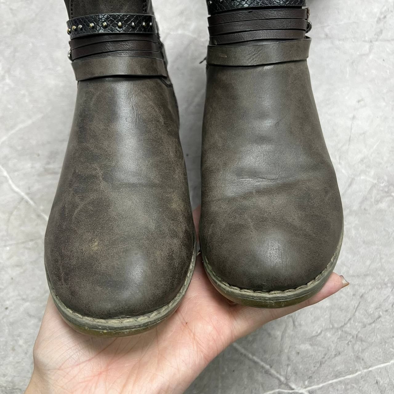 Japanese Brand Vintage AS.98 AirStep Style Acnle Leaher Biker EUR 37 Size US 5 / EU 37 - 13 Thumbnail