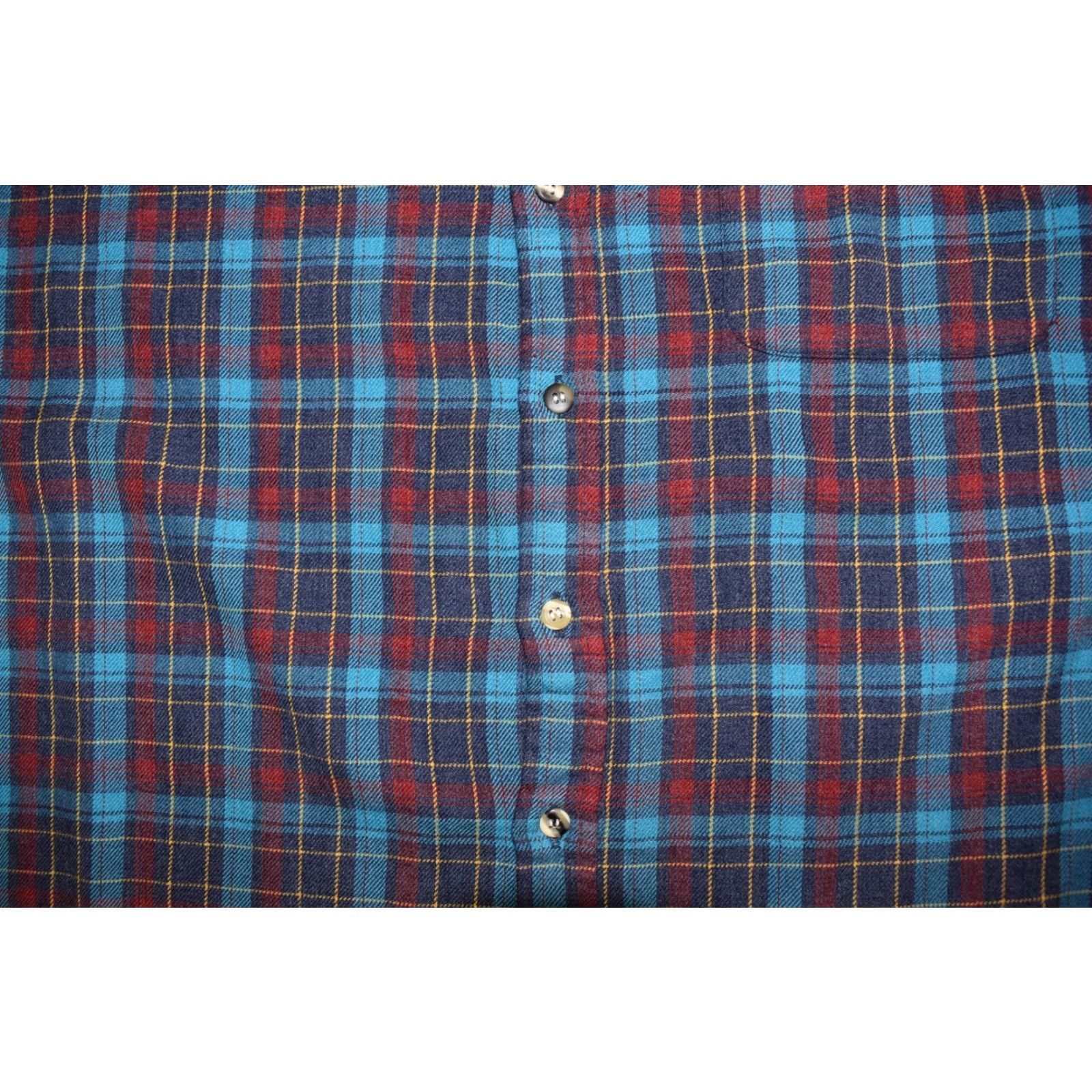 Sears VINTAGE Sears Roebuck Single Needle Tailoring Flannel Shirt Mens Fits Medium Shirt Size US M / EU 48-50 / 2 - 4 Thumbnail