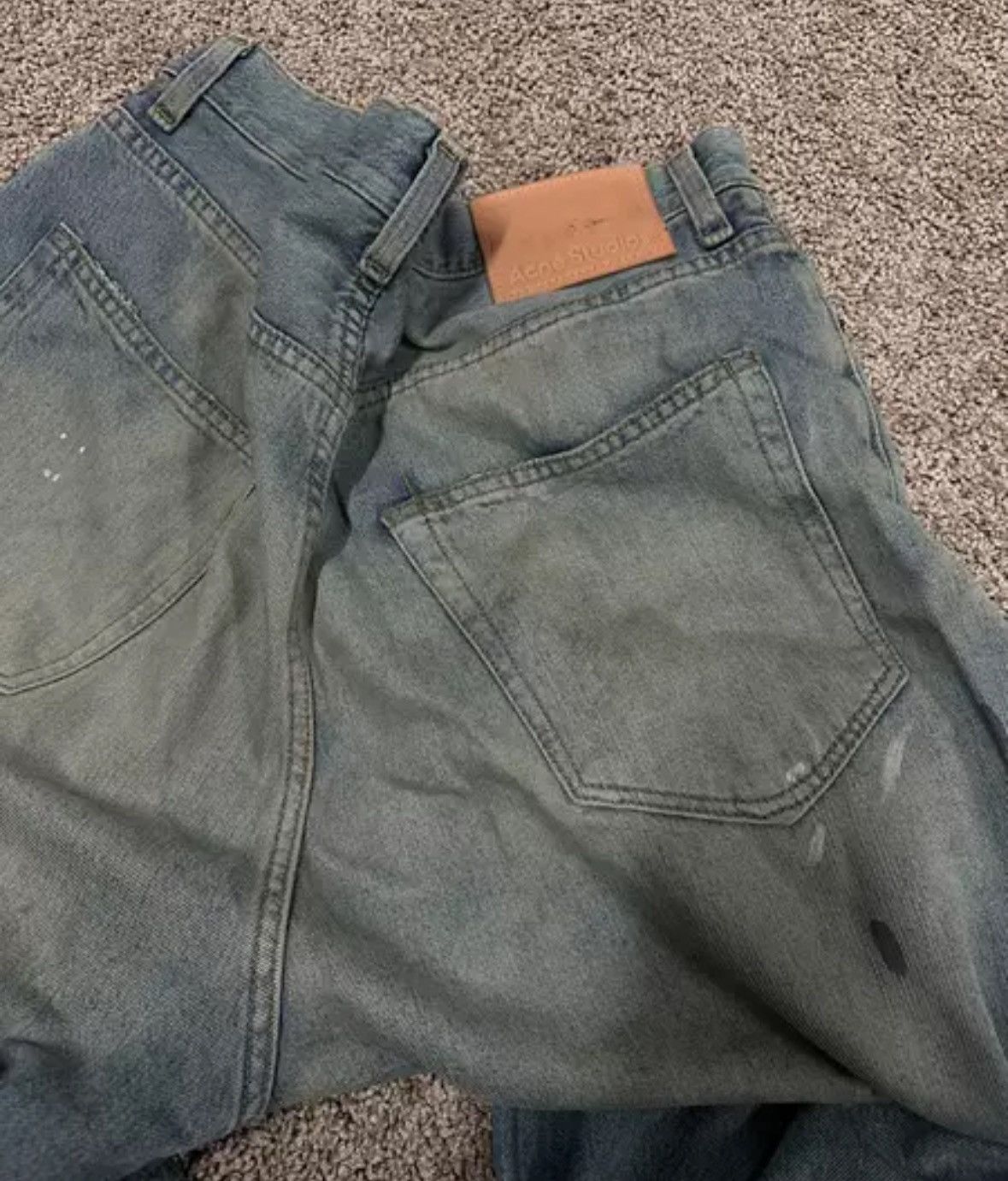 Acne Studios Acne studios Splash ink mud on jeans 2412-Nextarrow Size US 44 / EU 60 - 3 Thumbnail
