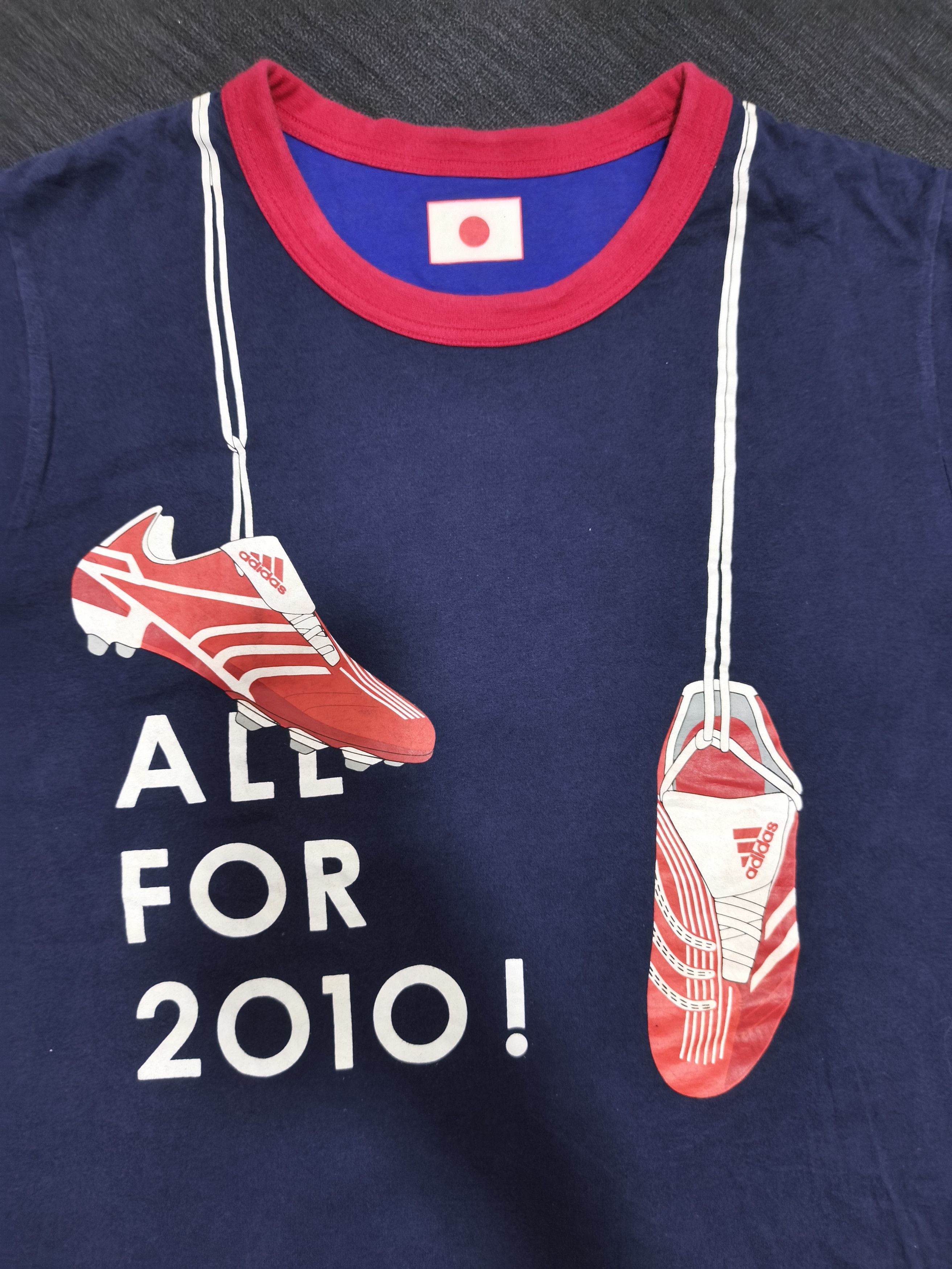 Adidas Vintage 2007 Japan National Team Adidas Reversible T-Shirt Size US L / EU 52-54 / 3 - 12 Thumbnail