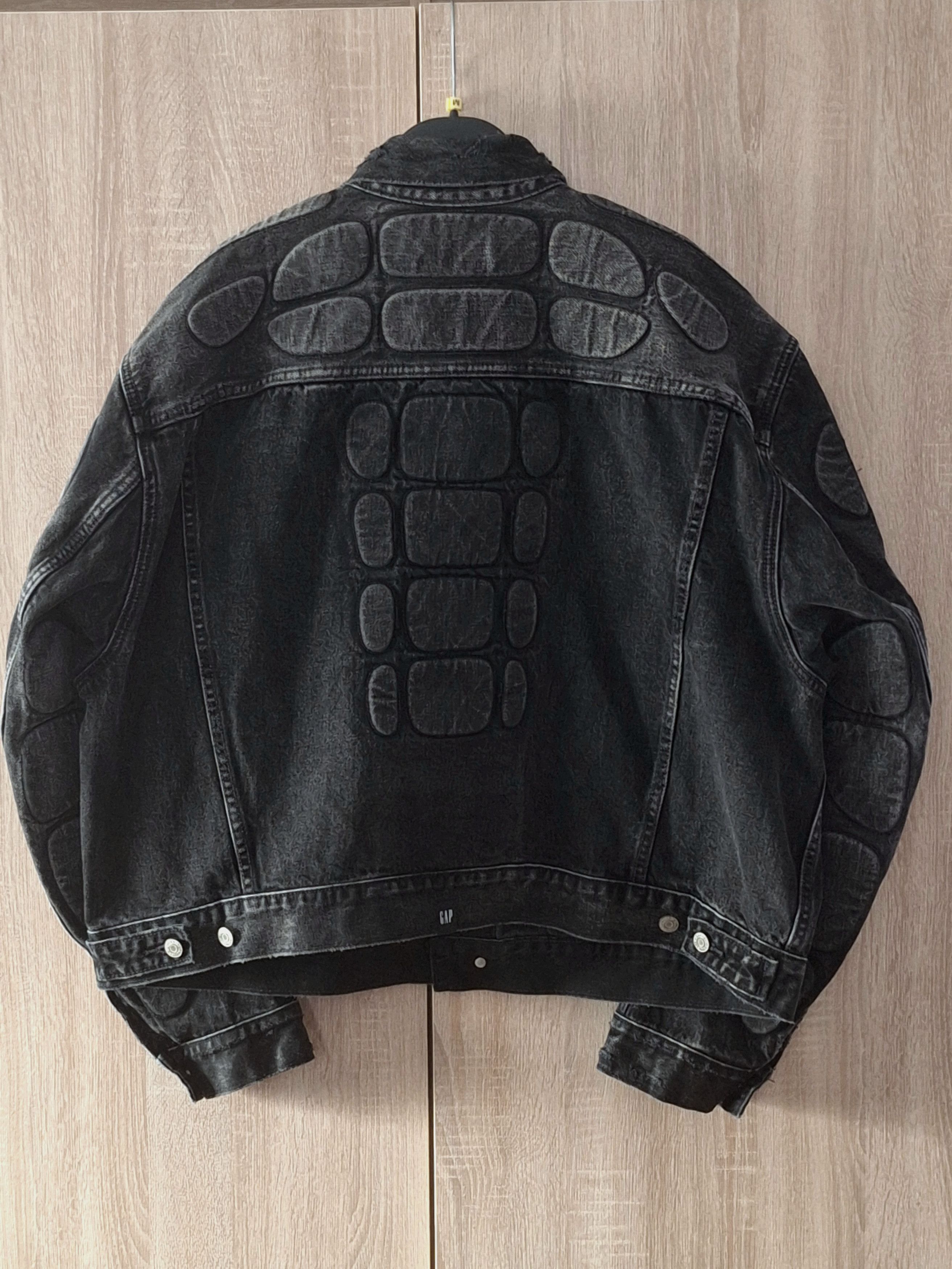 Yeezy Gap Balenciaga Denim Jacket Grey Wash China