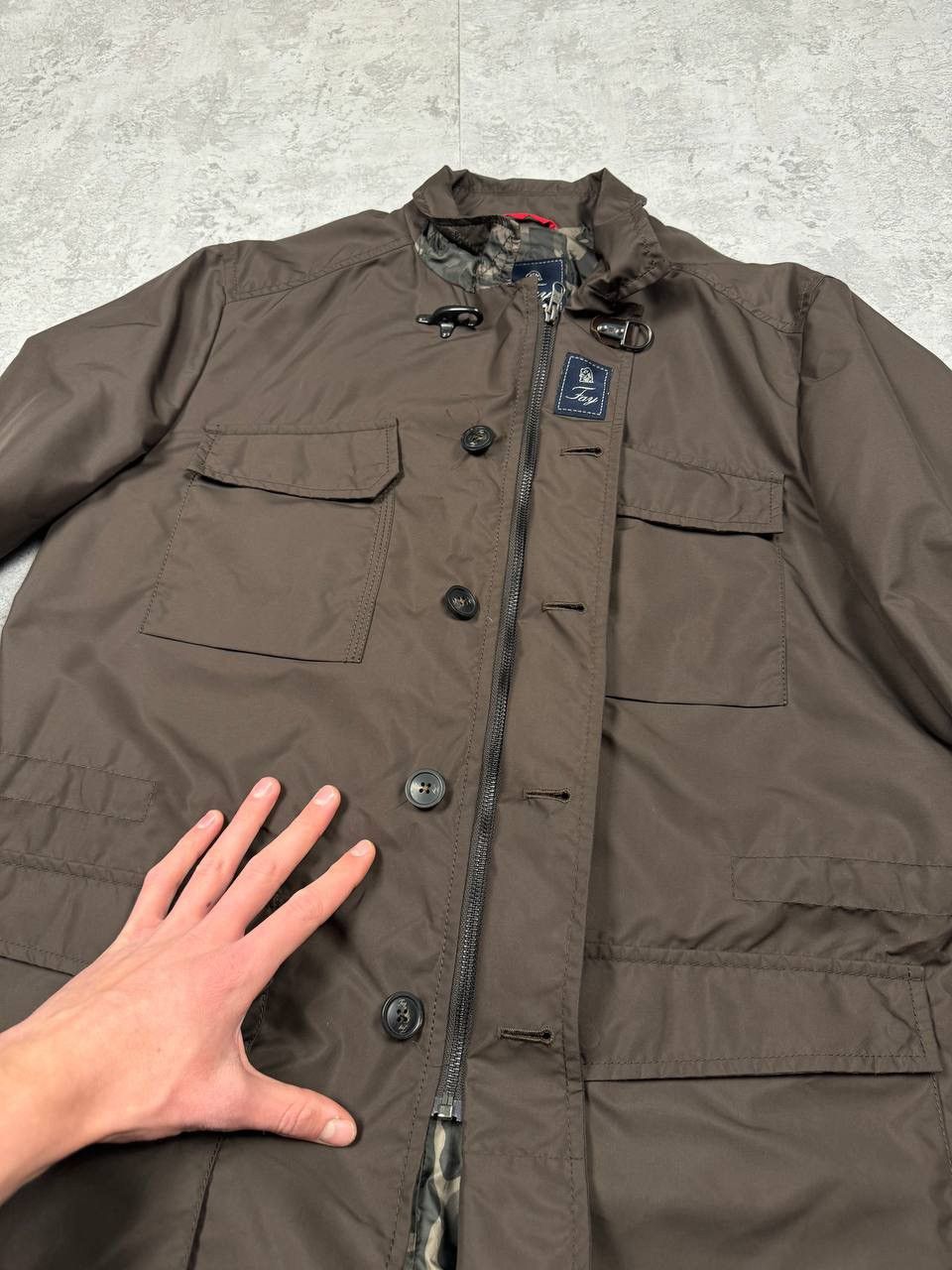 Fay Fay Brown Quilted Light Jacket Size XL Size US XL / EU 56 / 4 - 13 Thumbnail