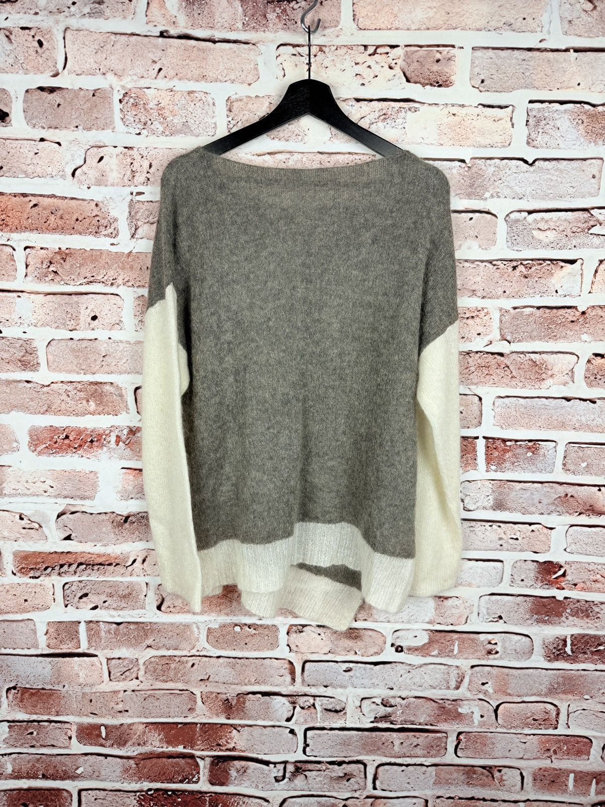 Helmut Lang Very rare helmut lang oversize mohair sweater Size L / US 10 / IT 46 - 9 Thumbnail