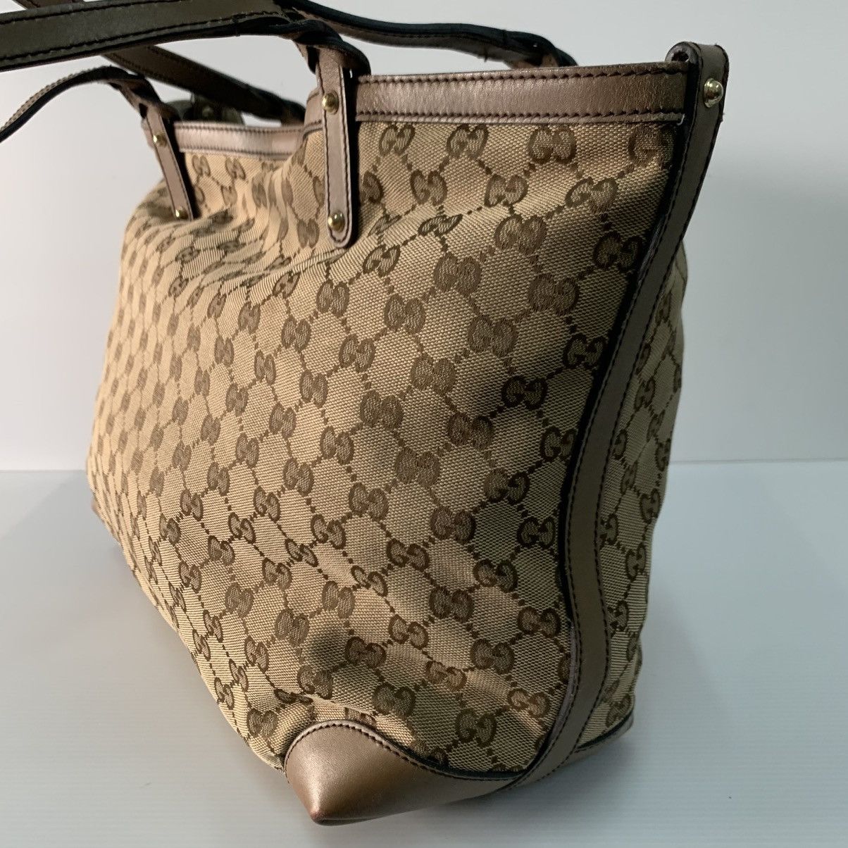 Gucci Gucci Canvas Large Tote Bag Size ONE SIZE - 3 Thumbnail