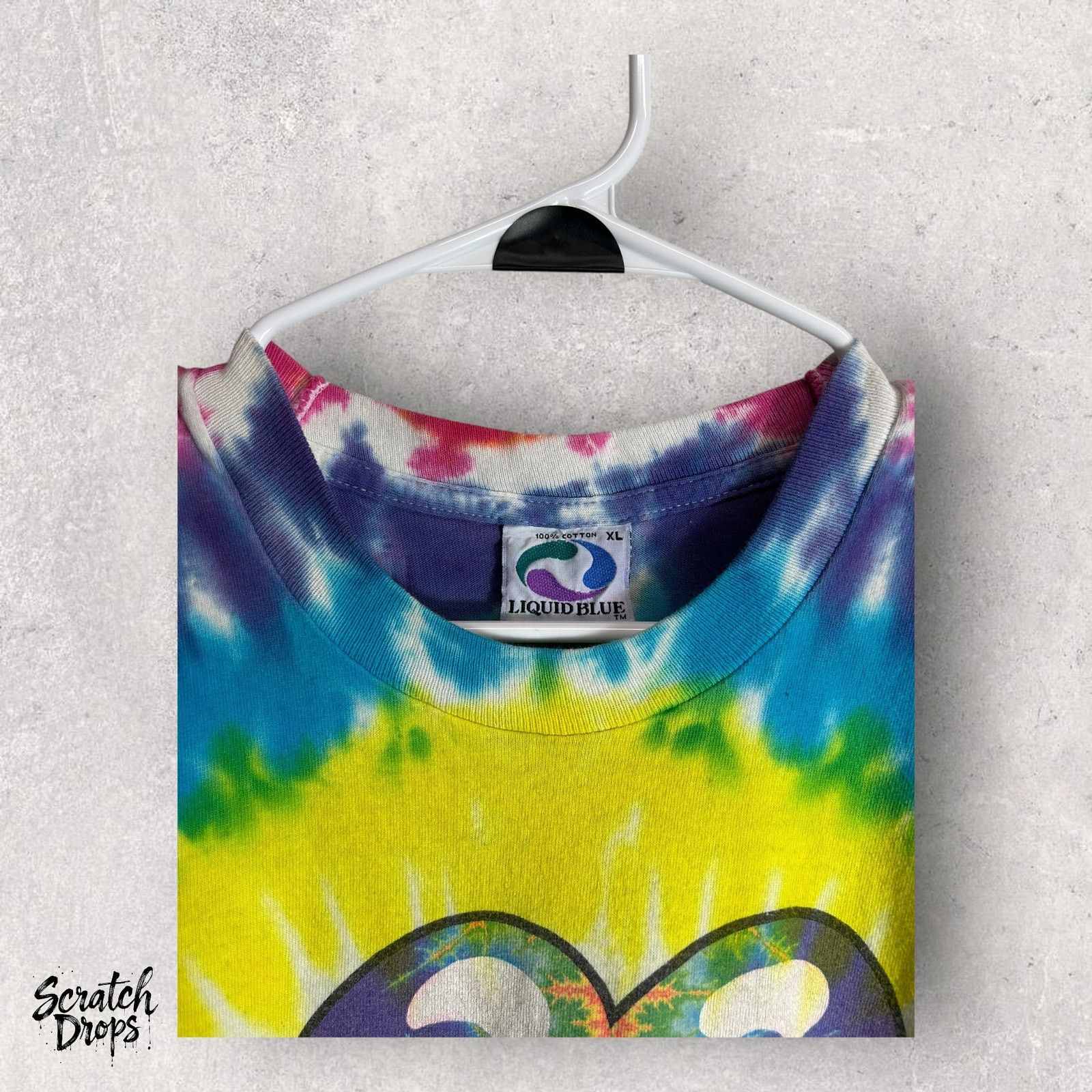 Liquid Blue Vintage Liquid Blue XL Tie Dye Rolling Stones Tongue Shirt Size US XL / EU 56 / 4 - 3 Thumbnail