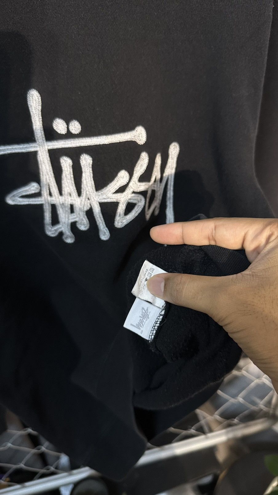 Stussy Stussy Stock Logo Embroidered Crewneck Sweatshirt Size US M / EU 48-50 / 2 - 5 Thumbnail