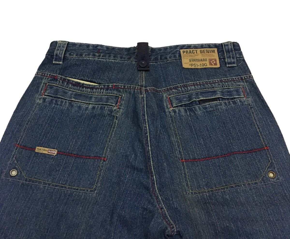 Rap Tees Rare Design Vintage Brand Pract Hip Hop Baggy Jeans 1990s Size US 34 / EU 50 - 4 Thumbnail