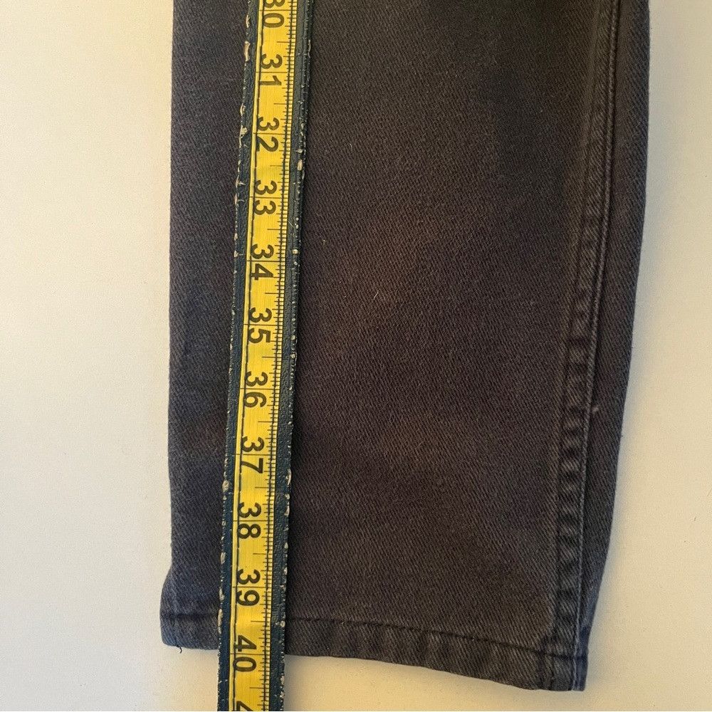 Designer Sostanza High Rise Mom Style Slim Jeans Black Grey Medium 12 Size 34" / US 12 / IT 48 - 8 Thumbnail