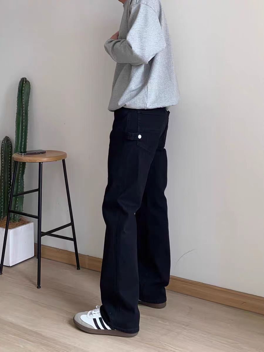 Japanese Brand × Vintage Vintage Street Washed Casual Black Stretch Jeans Size US 30 / EU 46 - 3 Thumbnail