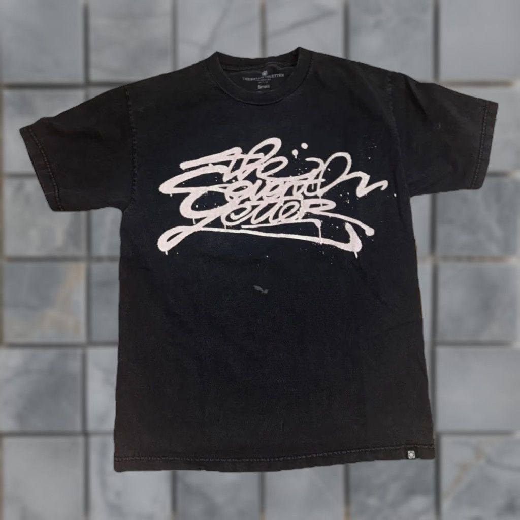 Vintage VINTAGE Seven Letter Graffiti Logo Graphic T-Shirt Black Small 19x26 Streetwear Tee Mens Shirt Size US S / EU 44-46 / 1 - 1 Thumbnail