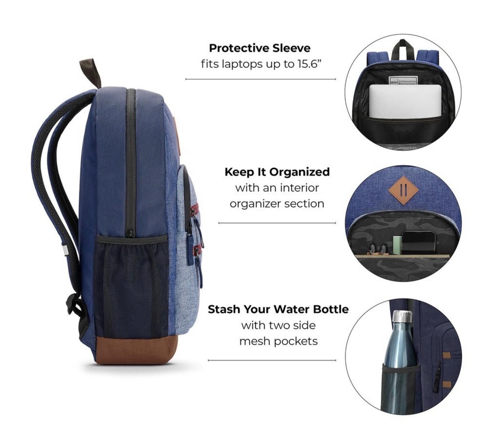 Salomon Solo New York RE: Fresh Blue Laptop Backpack NWT [2095] Size ONE SIZE - 7 Thumbnail