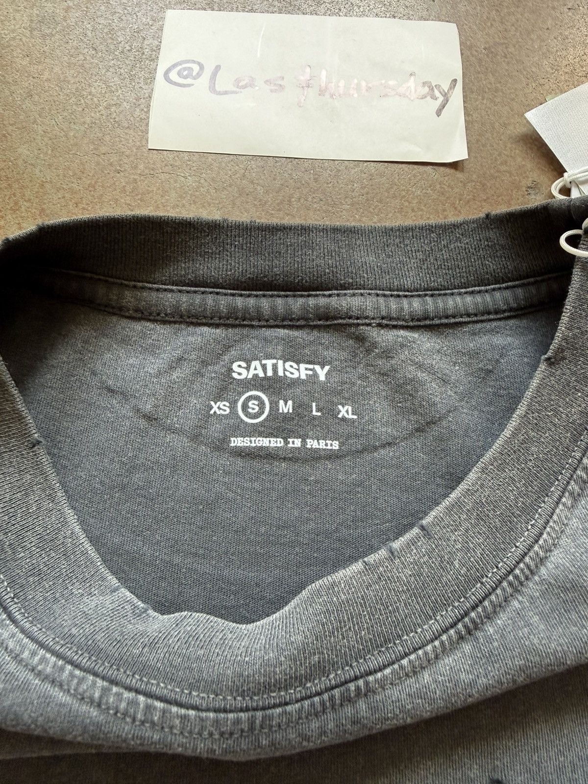 Satisfy Satisfy Eagle Harley MothTech Tee Aged Black Small Size US S / EU 44-46 / 1 - 10 Thumbnail
