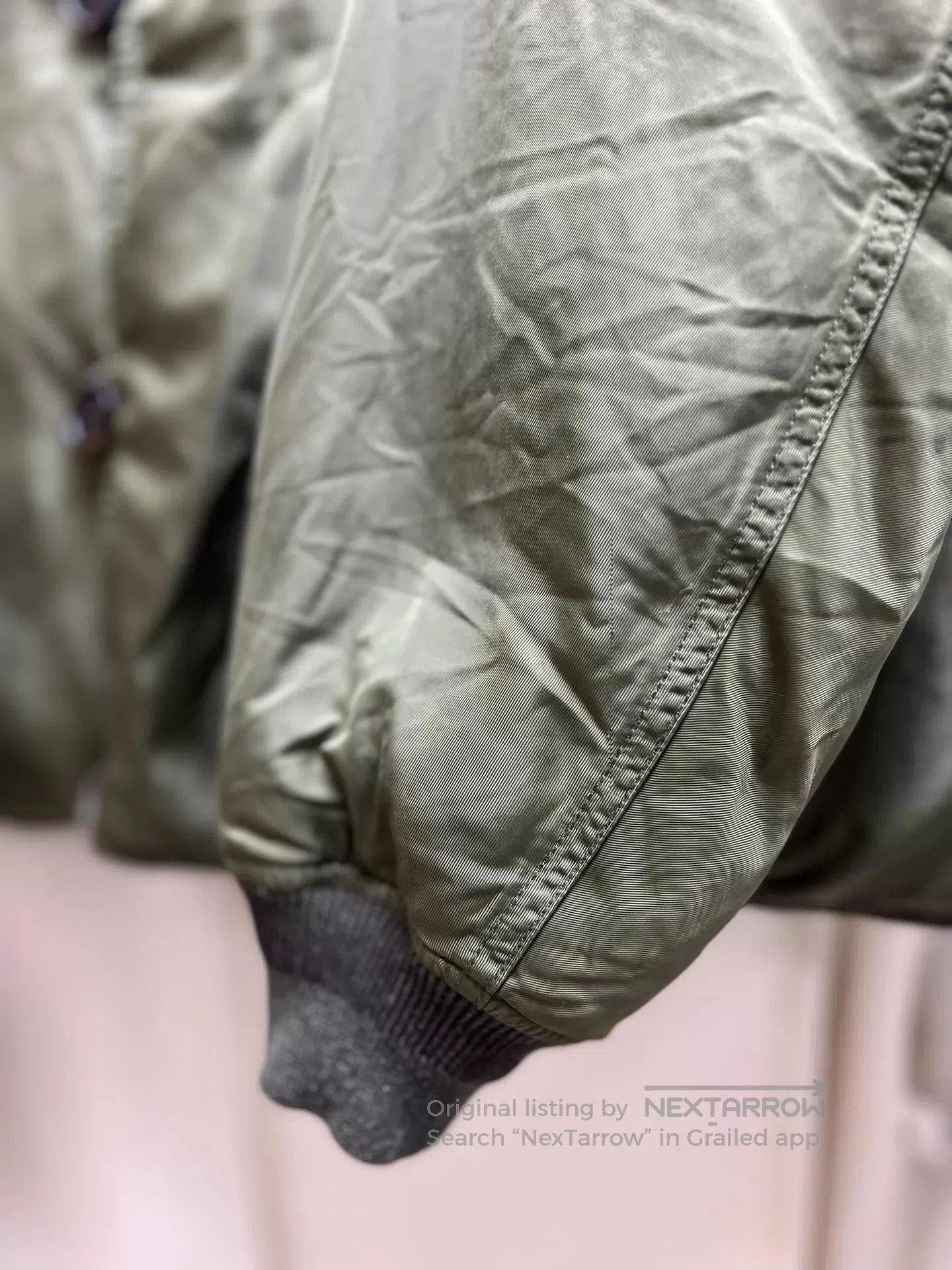 Visvim Green XL Bomber Jacket with Button Front. Size US XL / EU 56 / 4 - 2 Thumbnail