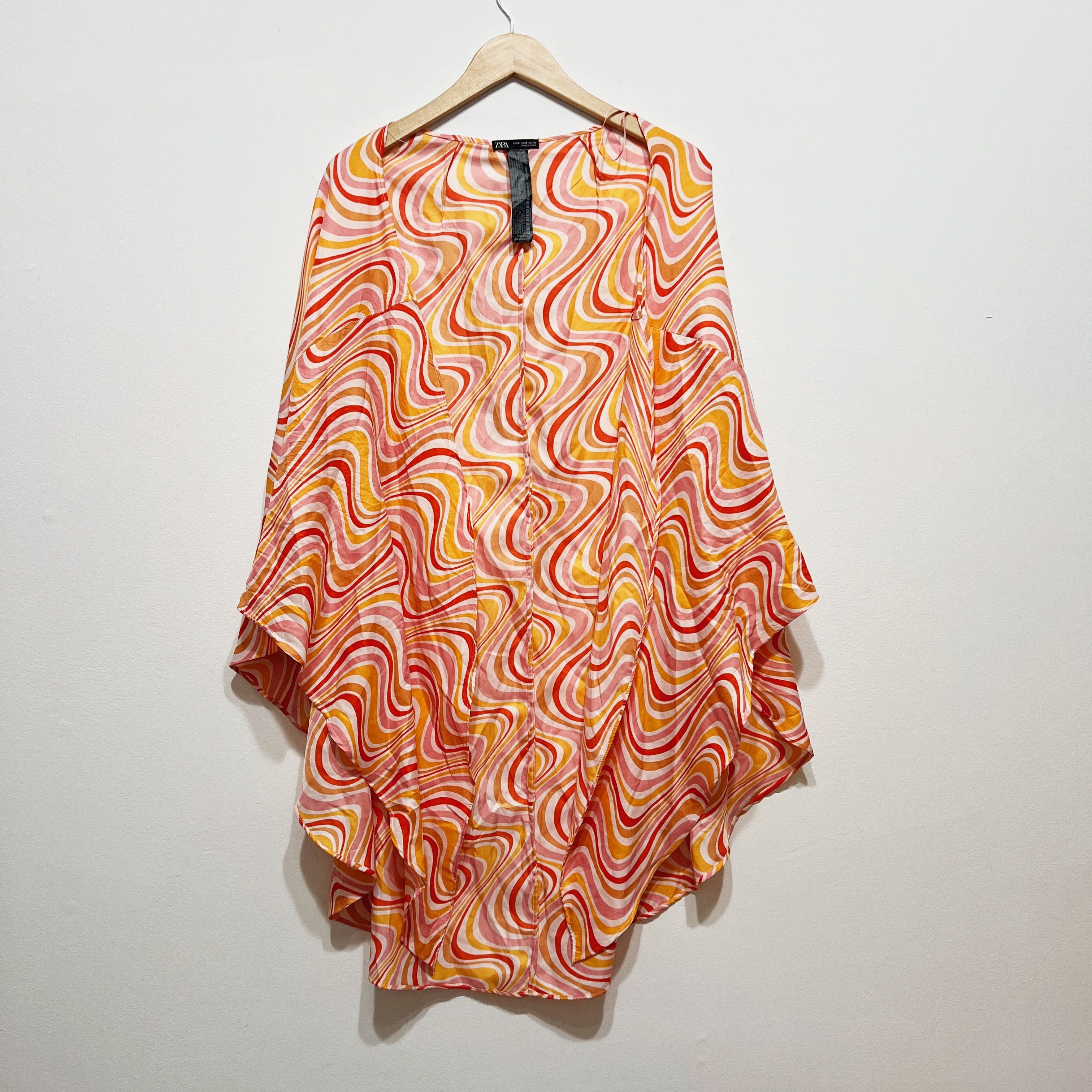 Zara Zara Geometric Groovy Open Front Print Size M / US 6-8 / IT 42-44 - 1 Thumbnail