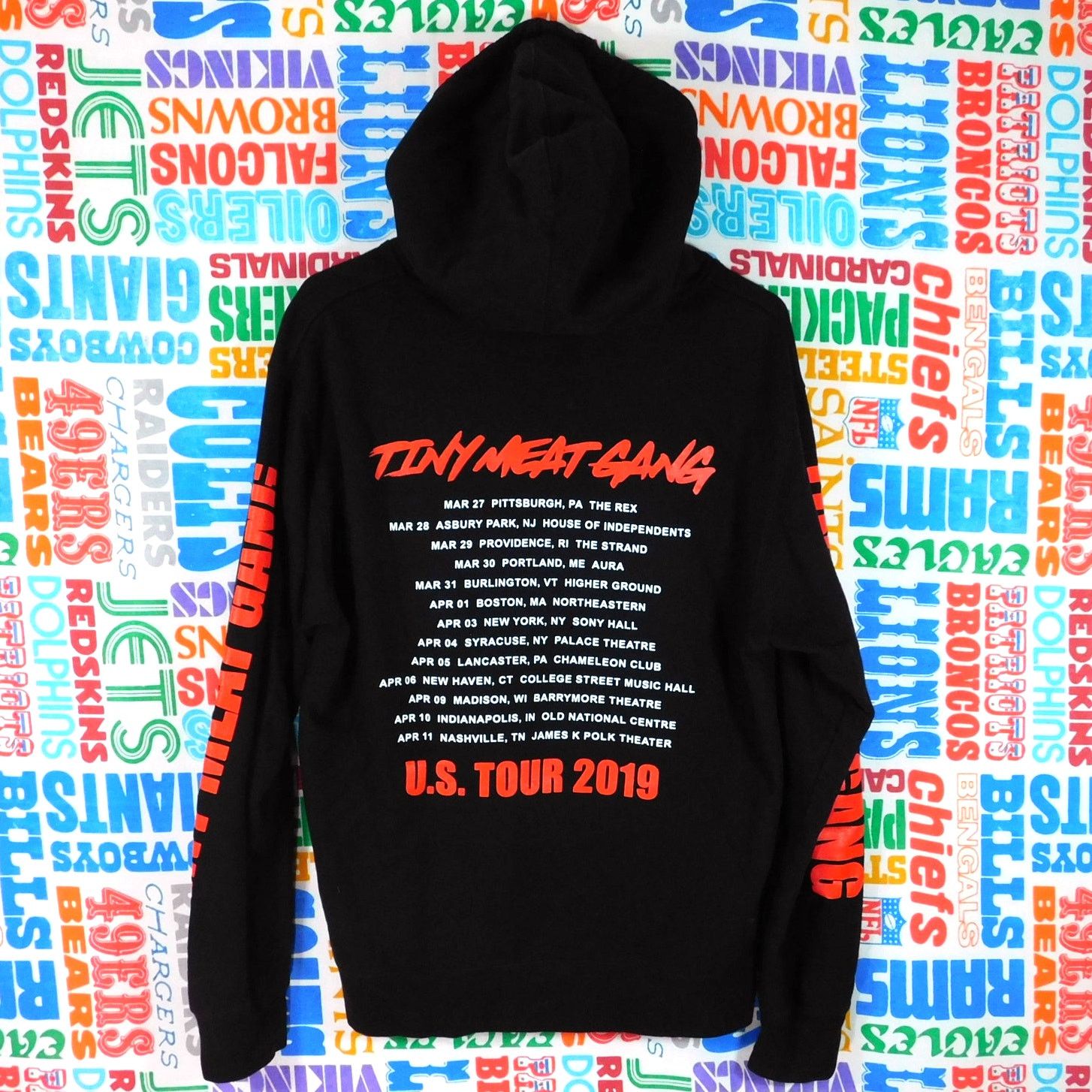 Hanes Tiny Meat Gang US Tour 2019 Hoodie Size S Merch TMG Size US S / EU 44-46 / 1 - 6 Thumbnail