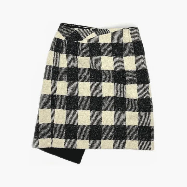 Balenciaga Balenciaga Balenciaga Stylish Plaid Casual Skirt -2507 Size US 34 / EU 50 - 3 Thumbnail