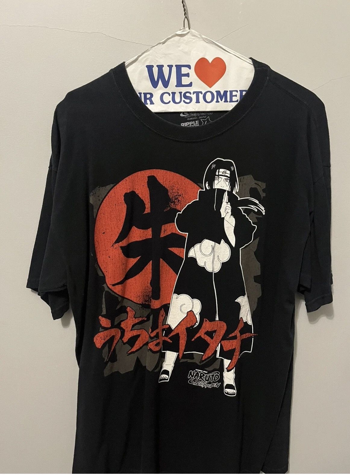 Ripple Junction Vintage Naruto T Shirt L Itachi Uchiha Black Japanese 2002 Size US L / EU 52-54 / 3 - 2 Thumbnail
