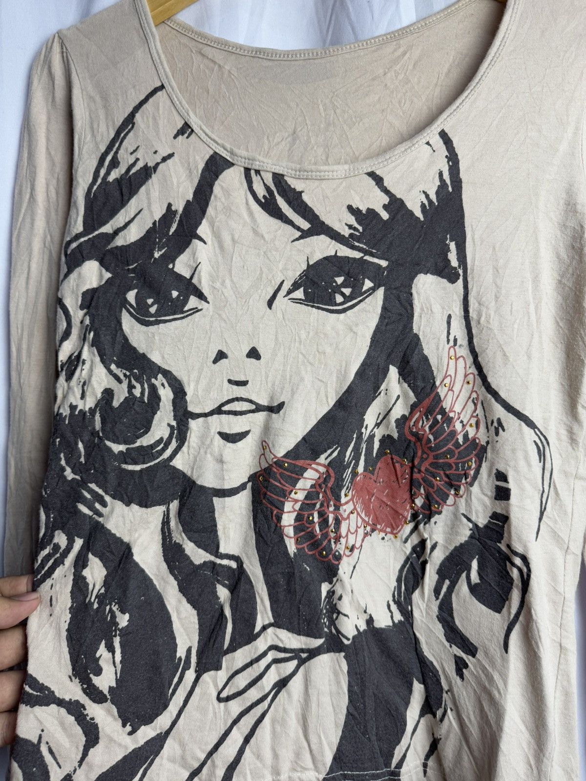 Cop Copine 2000s Japanese Long Sleeve Cute Girl Size M / US 6-8 / IT 42-44 - 3 Thumbnail