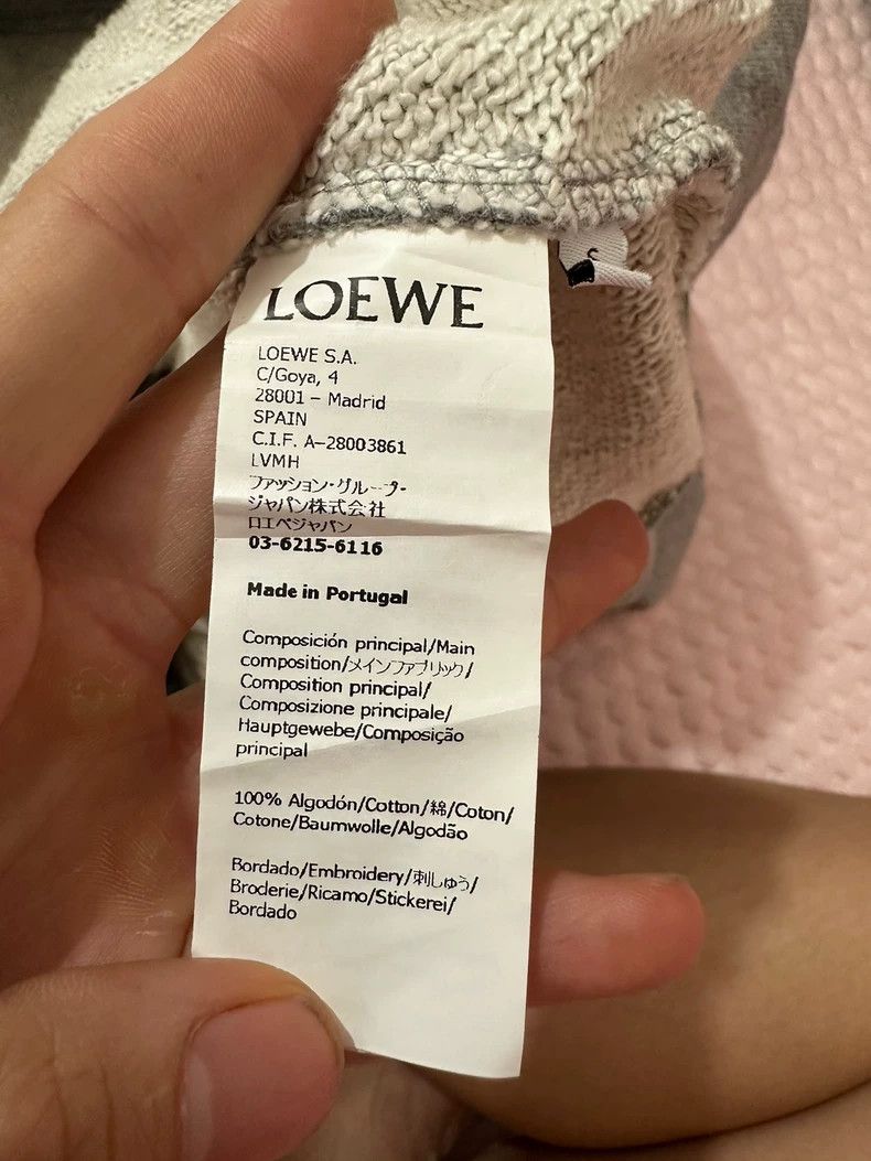 Loewe LOEWE Pure cotton knit sweater, 100% cotton fabric Size S / US 4 / IT 40 - 4 Thumbnail