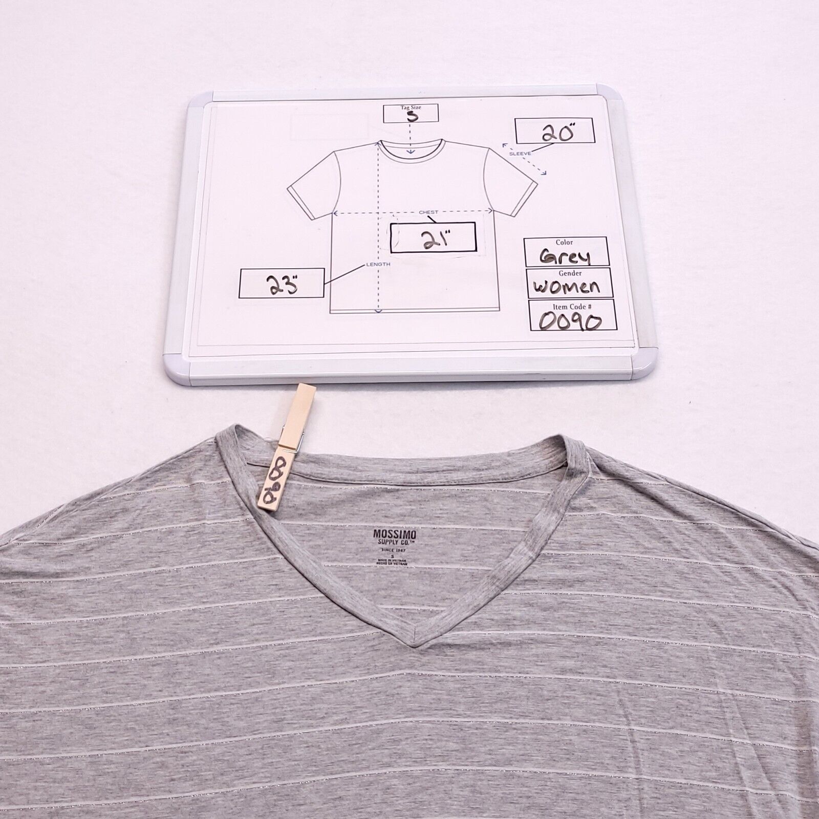 Mossimo Mossimo Supply Co Casual Pullover Shirt Womens Size S Gray Size S / US 4 / IT 40 - 10 Thumbnail