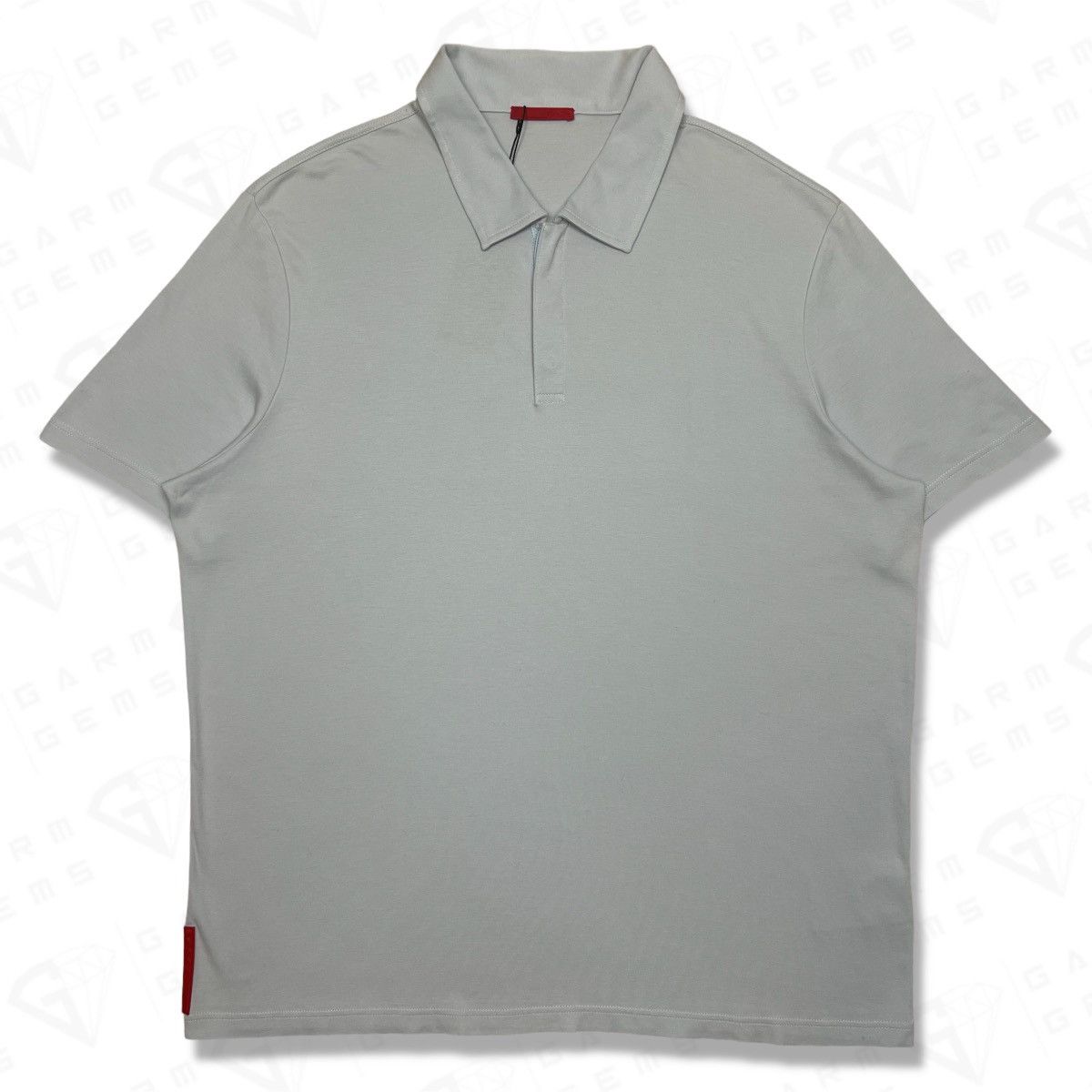 Image of Prada Sport Polo Shirt in Baby Blue, Men's (Size 2XL)