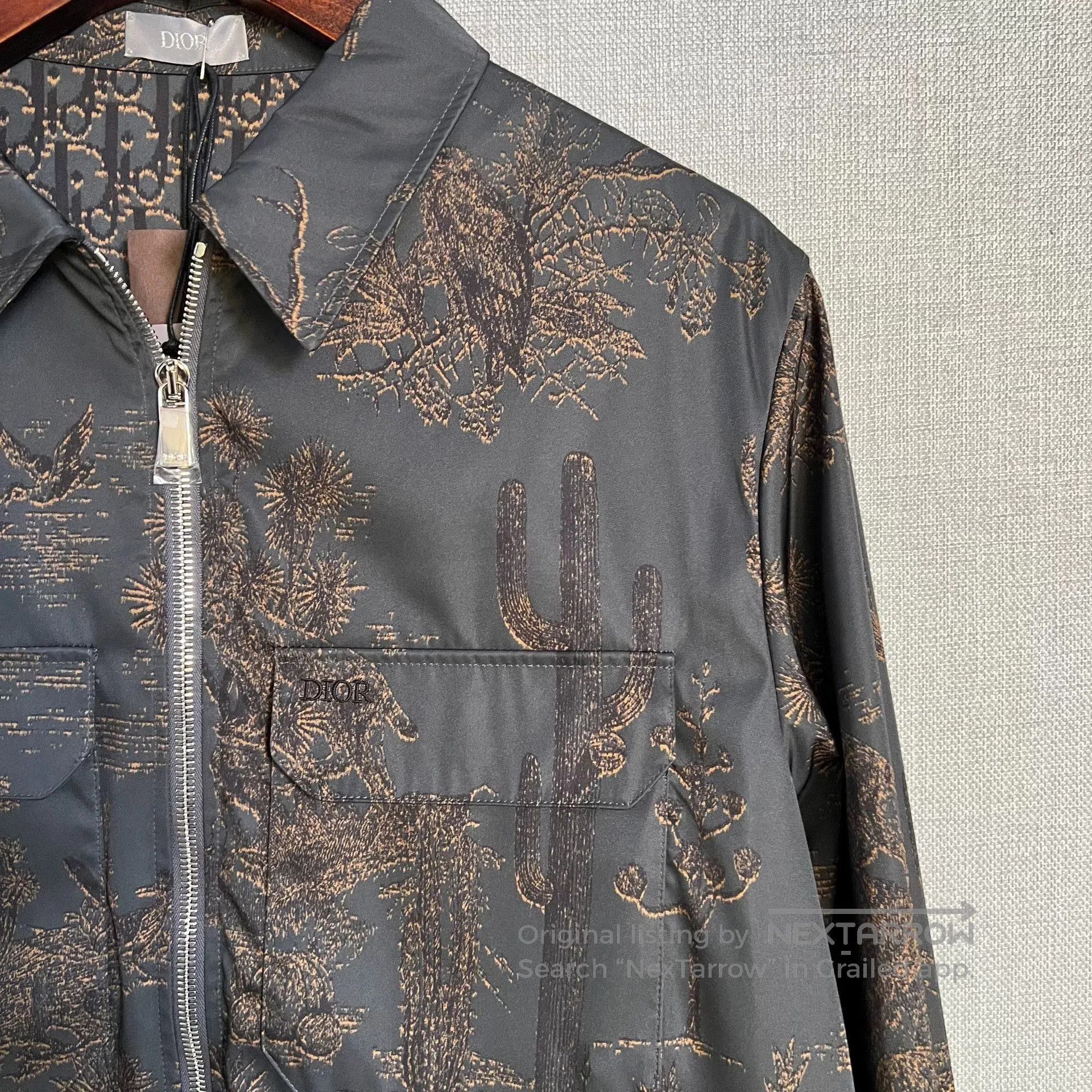 Dior Dior x Travis Scott Cactus Print Zip Jacket. Size US M / EU 48-50 / 2 - 3 Thumbnail