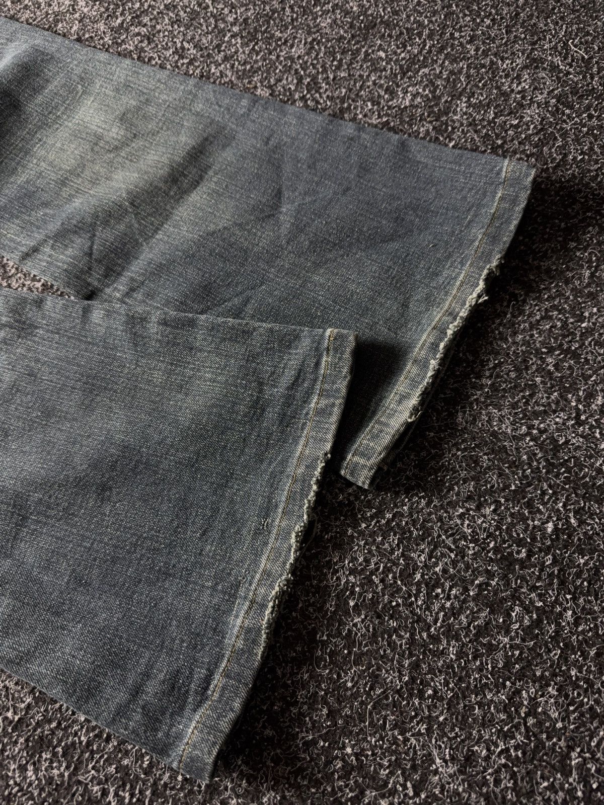 Levi's 00s Levi’s 551 Flare Y2K Vntg Bootcut Greenish Indigo Jeans Size 27" / US 4 / IT 40 - 13 Thumbnail