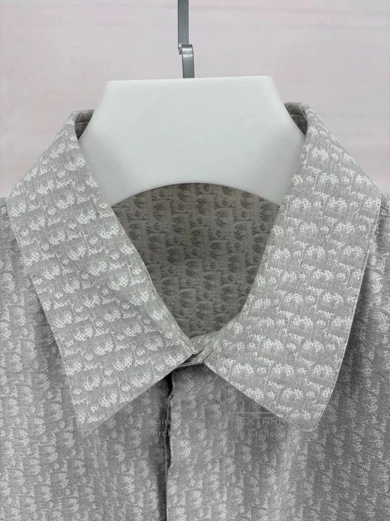 Dior Dior Gray White Gradient Print Shirt. Size US XXL / EU 58 / 5 - 4 Thumbnail