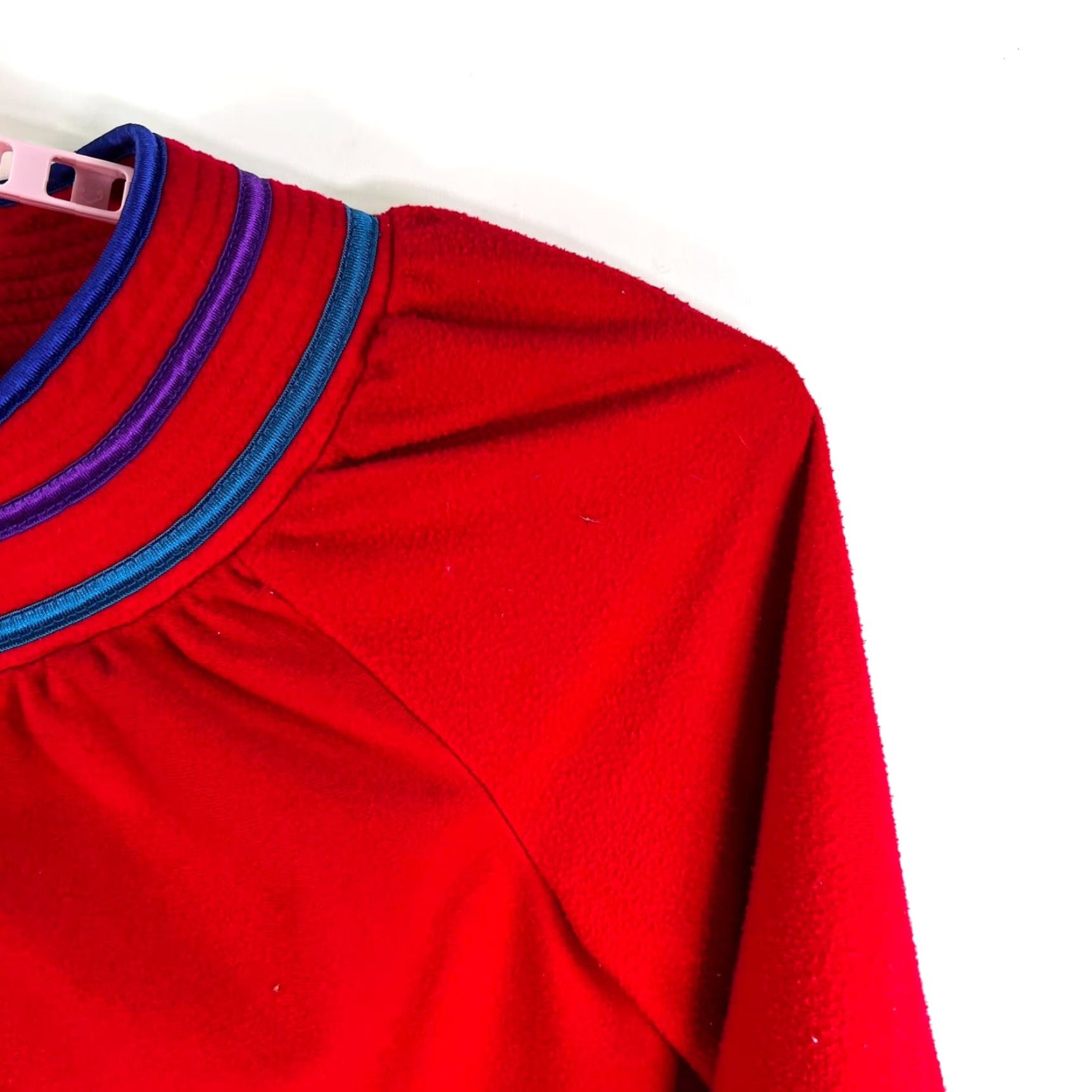 Vintage VINTAGE Intimate Mood Lounge House Coat Womens Size L Red Pockets Size L / US 10 / IT 46 - 2 Thumbnail