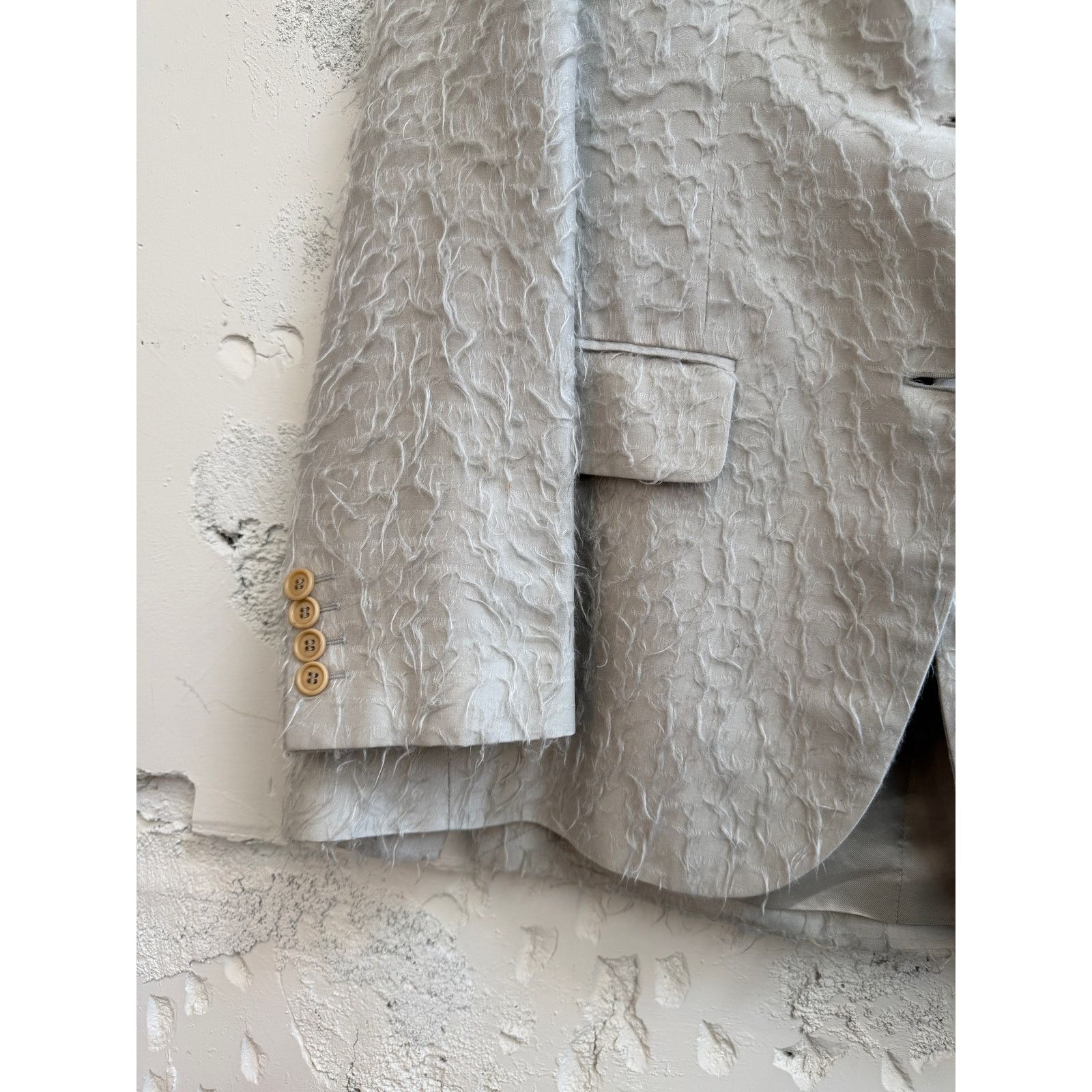 Helmut Lang Vintage Helmut Lang Flocked Backpack Blazer Size US XS / EU 42 / 0 - 3 Thumbnail