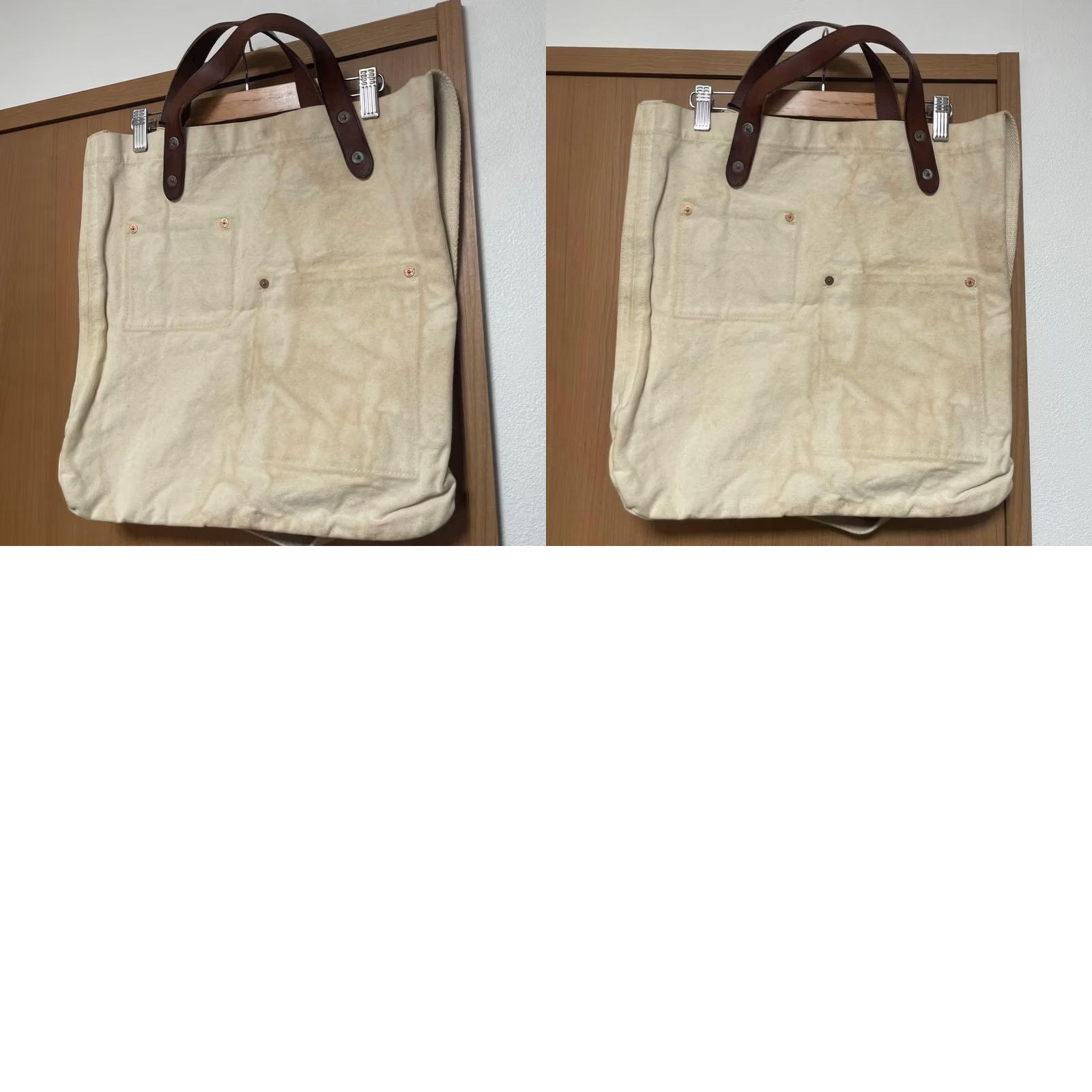 Ralph Lauren RRL RALPH LAUREN Men's Tote Bag Canvas Cream Casual Medium Ivory Bag NEW Size ONE SIZE - 8 Thumbnail