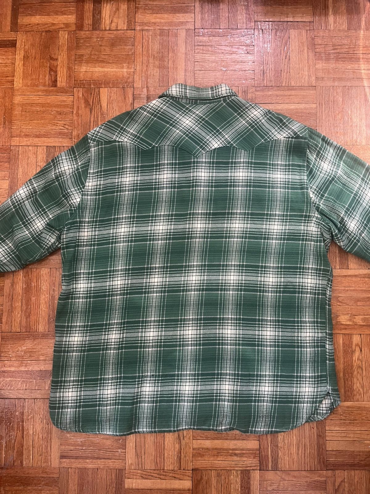 WYTHE Pearlsnap Flannel Size US XXL / EU 58 / 5 - 3 Thumbnail