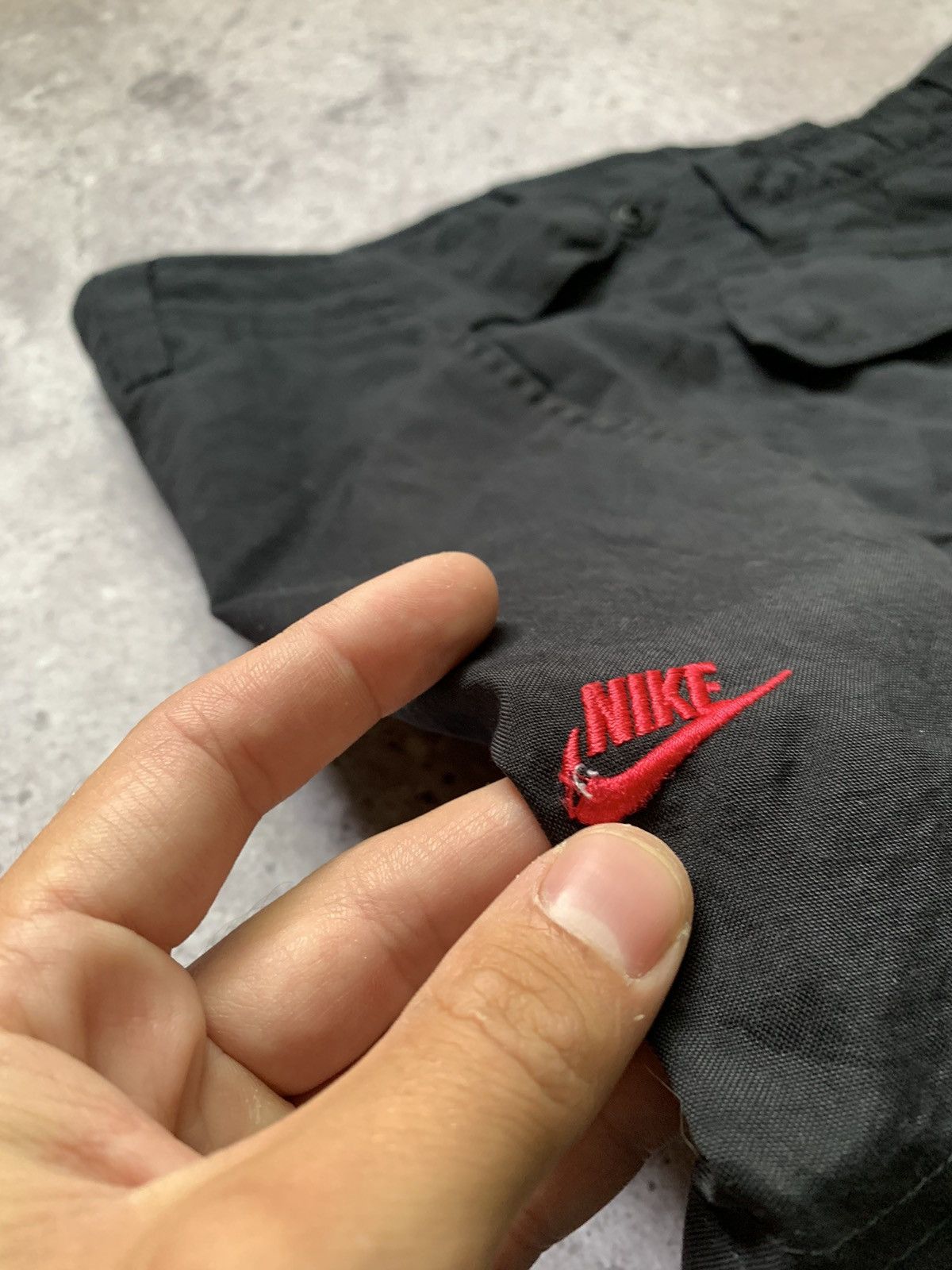 Nike × Vintage Nike Track Cargo Pants Baggy Vintage Gorpcore Drill Joggers Size US 30 / EU 46 - 3 Thumbnail