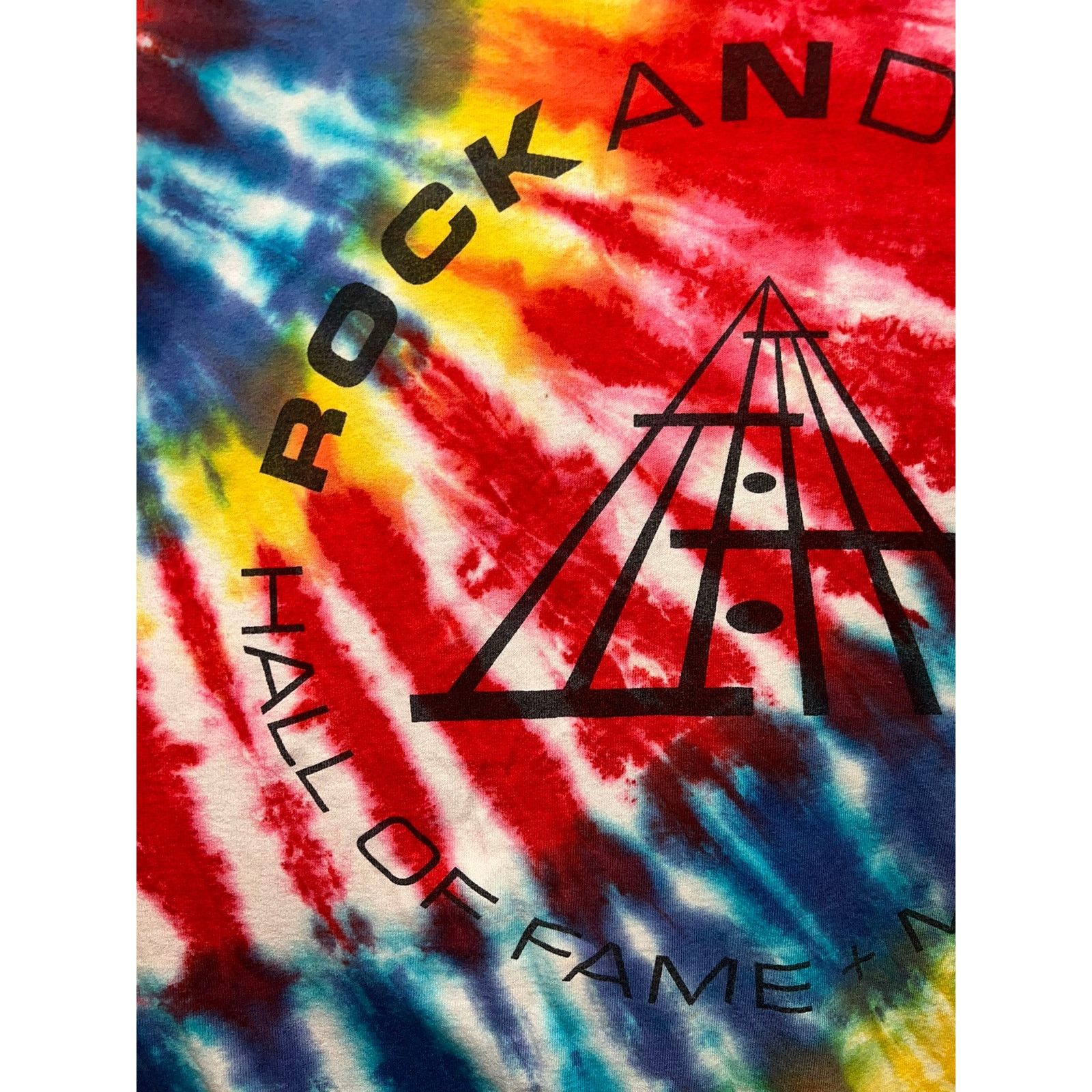 Jerzees Vintage Rock And Roll Hall Of Fame Shirt Museum Tie Dye XL Size US XL / EU 56 / 4 - 3 Thumbnail