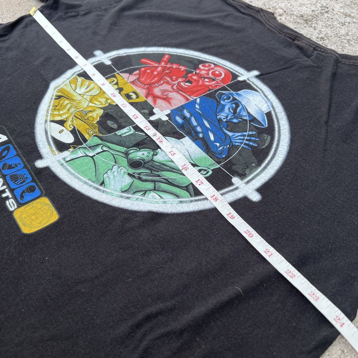 Rap Tees Vintage Y2K 4 Elements HipHop Graphic Streetwear ODM Tee DJ Size US XL / EU 56 / 4 - 9 Thumbnail