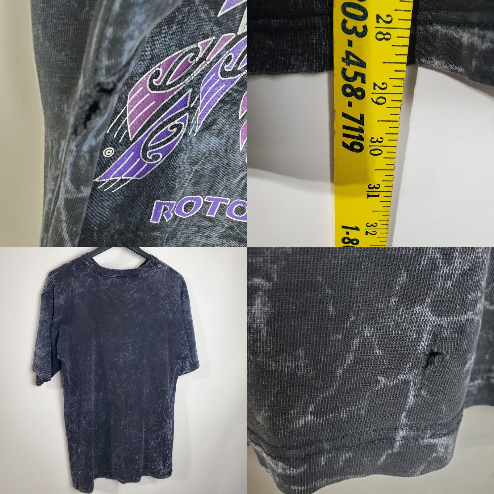 Vintage VINTAGE Maori Shirt Medium Rotorua 1996 Festival Adult Black Tie Dye Tee Men Size US M / EU 48-50 / 2 - 8 Thumbnail