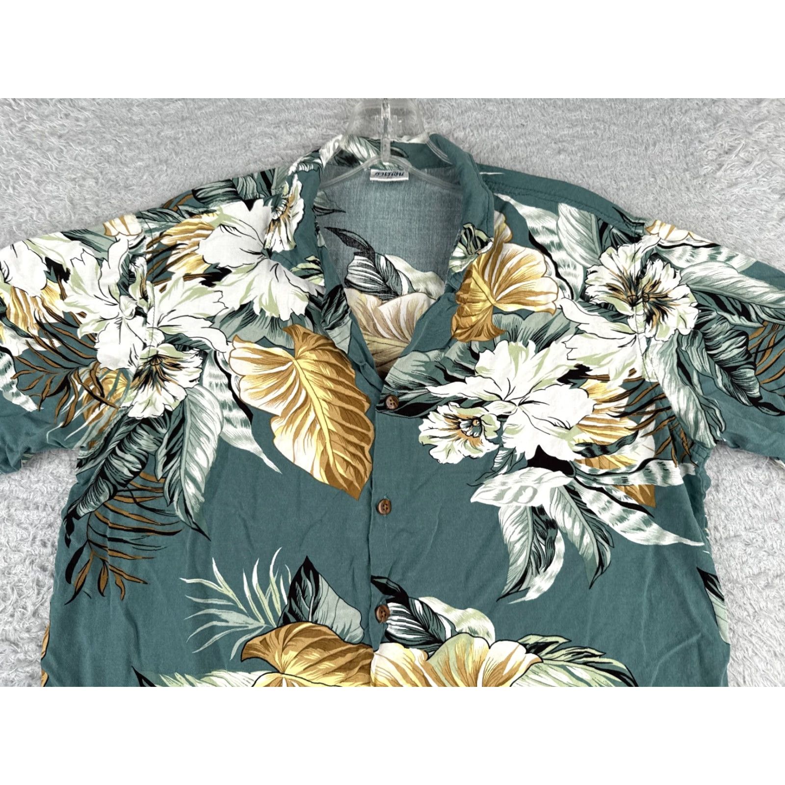 Vintage Khamlaingaen Hawaiian Shirt Mens Medium Blue Floral Button-Up Cotton Blend Aloha Luau Vacation Mens Size US M / EU 48-50 / 2 - 4 Thumbnail