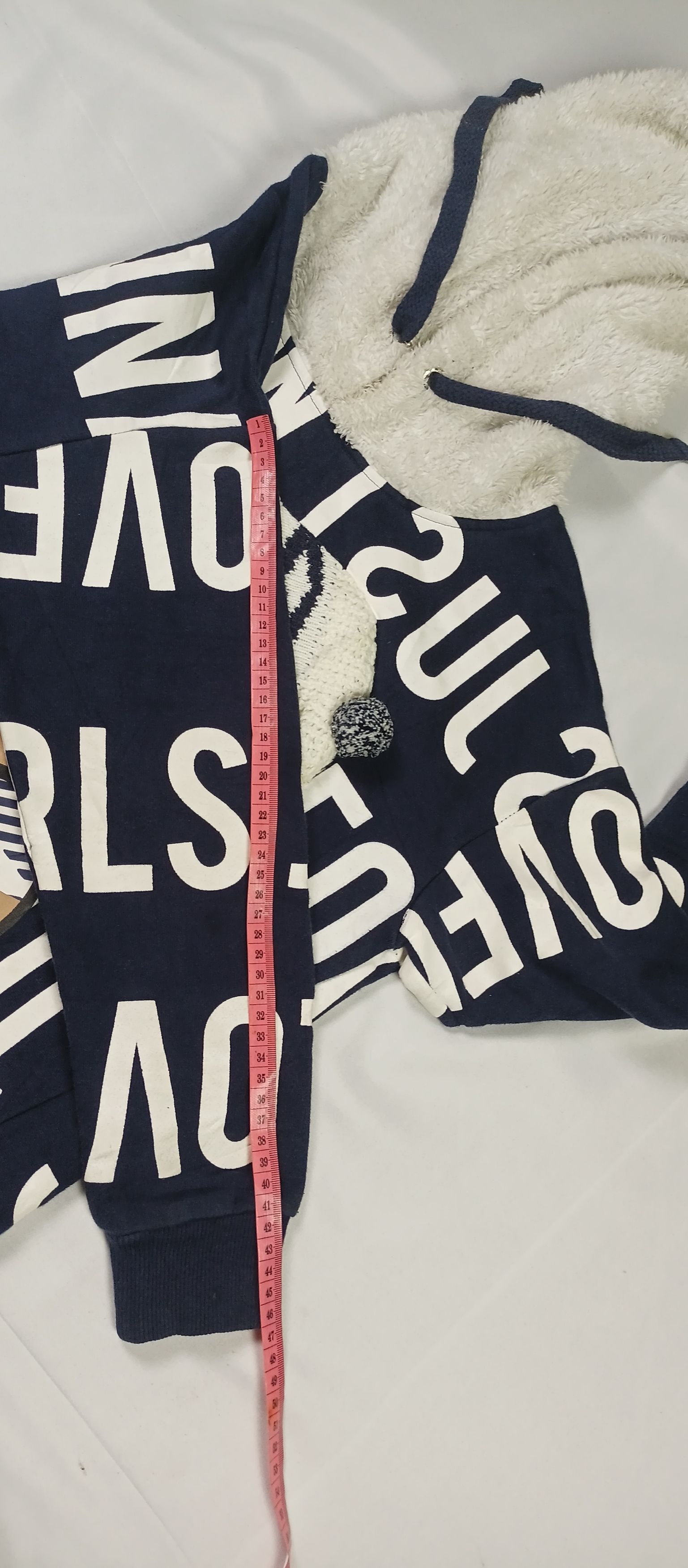 If Six Was Nine × Japanese Brand #Es Style 1916 White Fur Hoodie All Over Print Teddy Bear Size M / US 6-8 / IT 42-44 - 4 Thumbnail