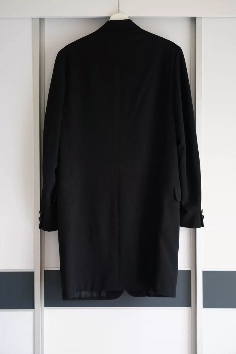 Yohji Yamamoto Yohji Yamamoto Yohji Yamamoto Black Wool Overcoat Size S Size US S / EU 44-46 / 1 - 2 Thumbnail