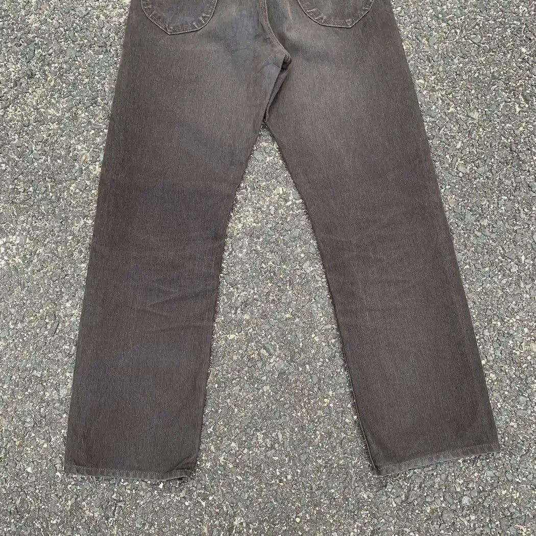 Japanese Brand Vintage Lee Japan Black Faded Trousers Hickory Pants Size US 29 - 11 Thumbnail
