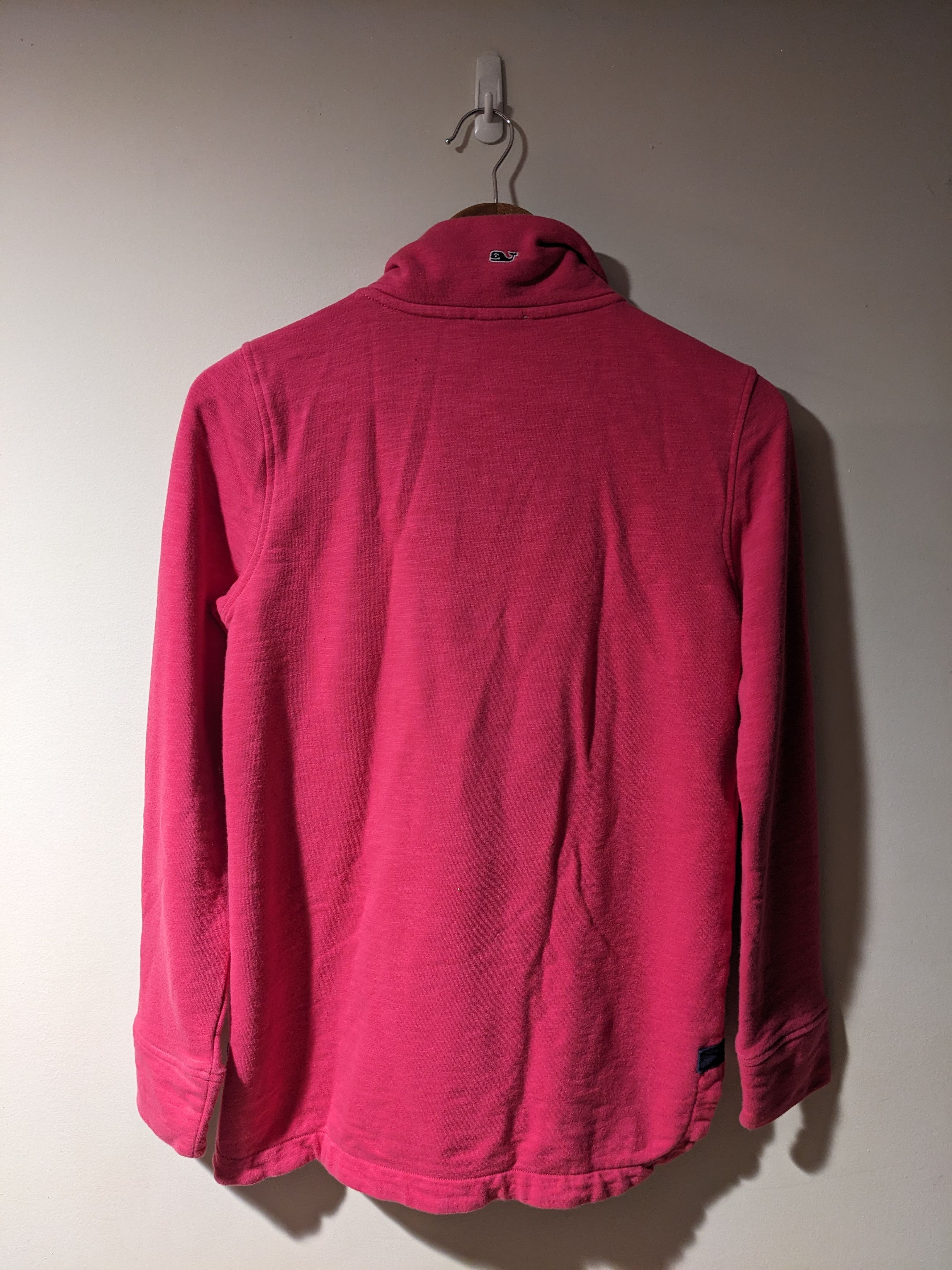 Designer × Vineyard Vines Vineyard Vines Pink X-Small Quarter Zip Sweater Size XS / US 0-2 / IT 36-38 - 8 Thumbnail