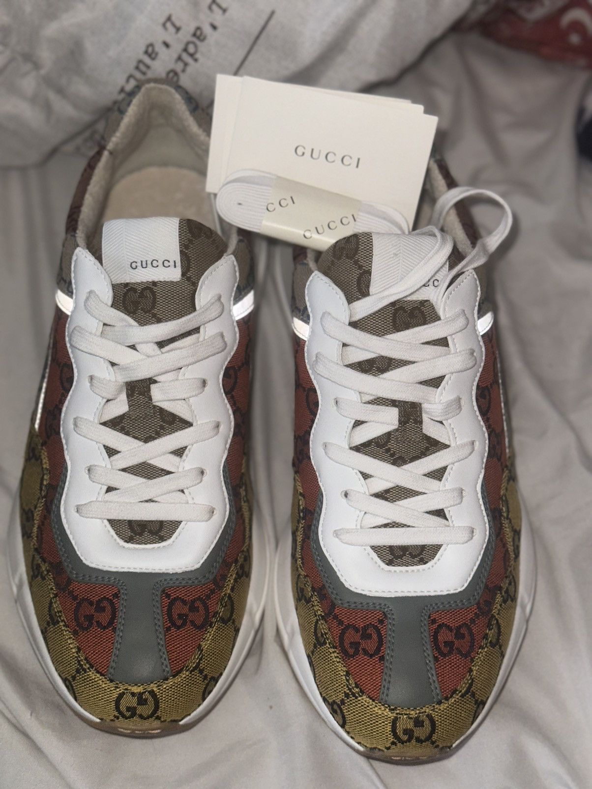 Gucci Gucci rhyton GG multi orange Size US 9 / EU 42 - 1 Thumbnail